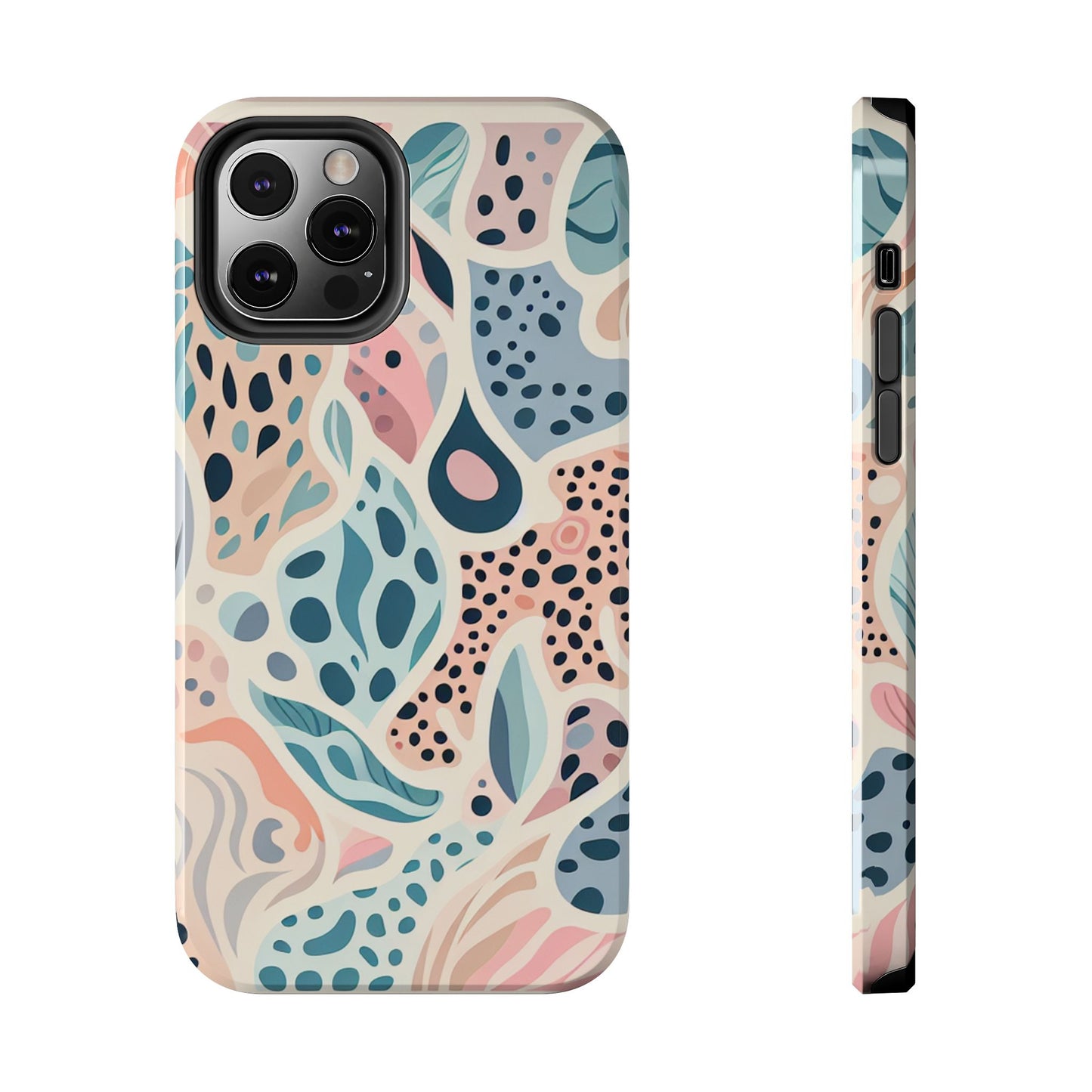 Cases Tough Phone Animal Print - Pastel Design by Mariu del Campo.