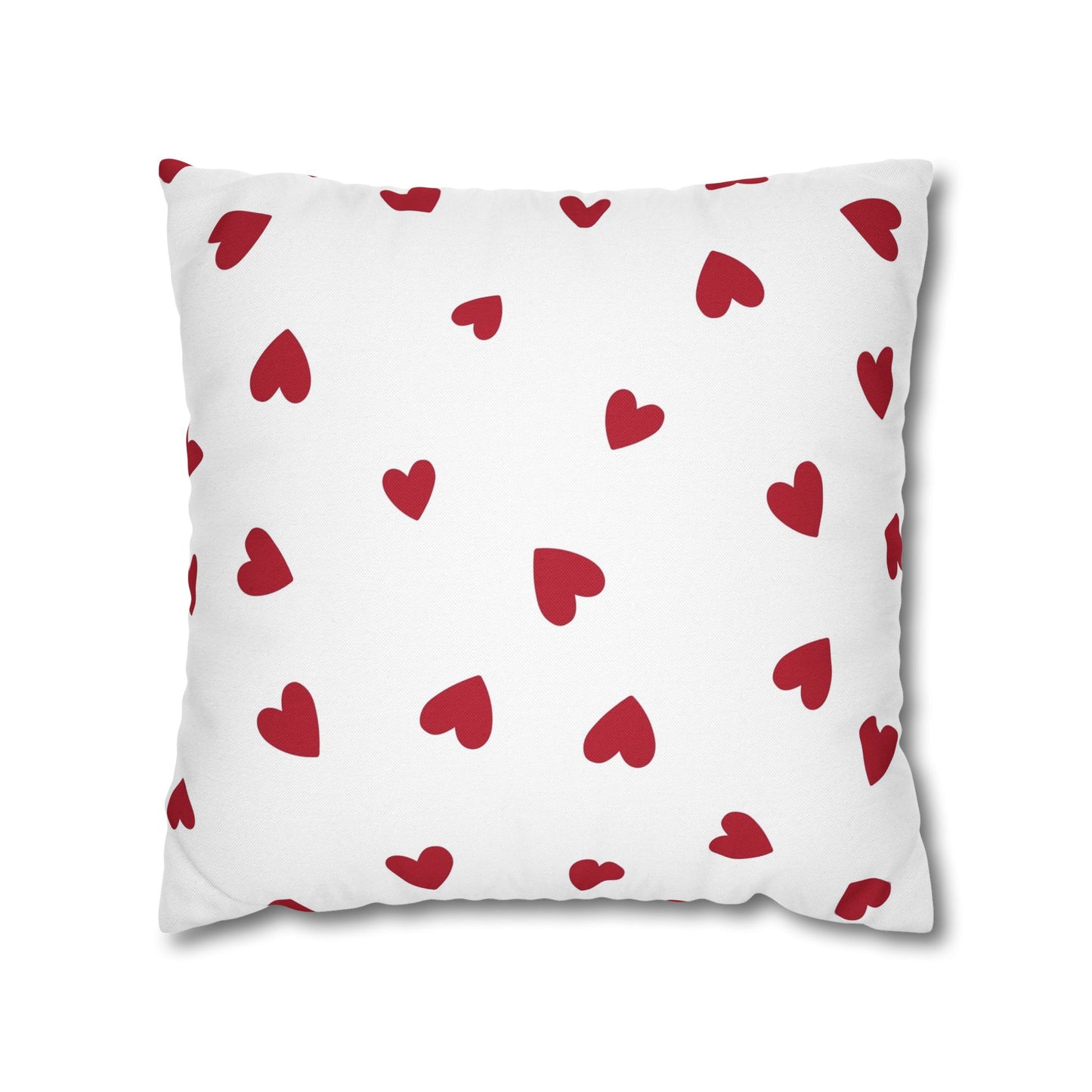 Pillowcase Spun Polyester Square heart by Mariu del Campo.