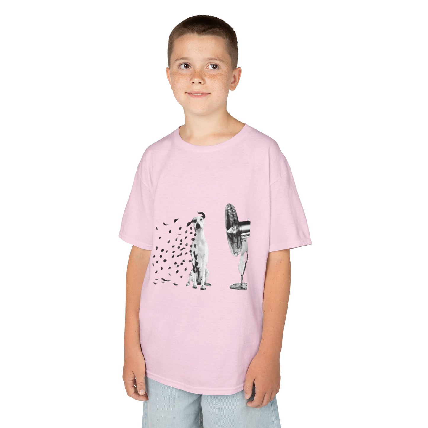 T- Shirt Kids Cotton Dalmata's fan by Mariu del Campo.