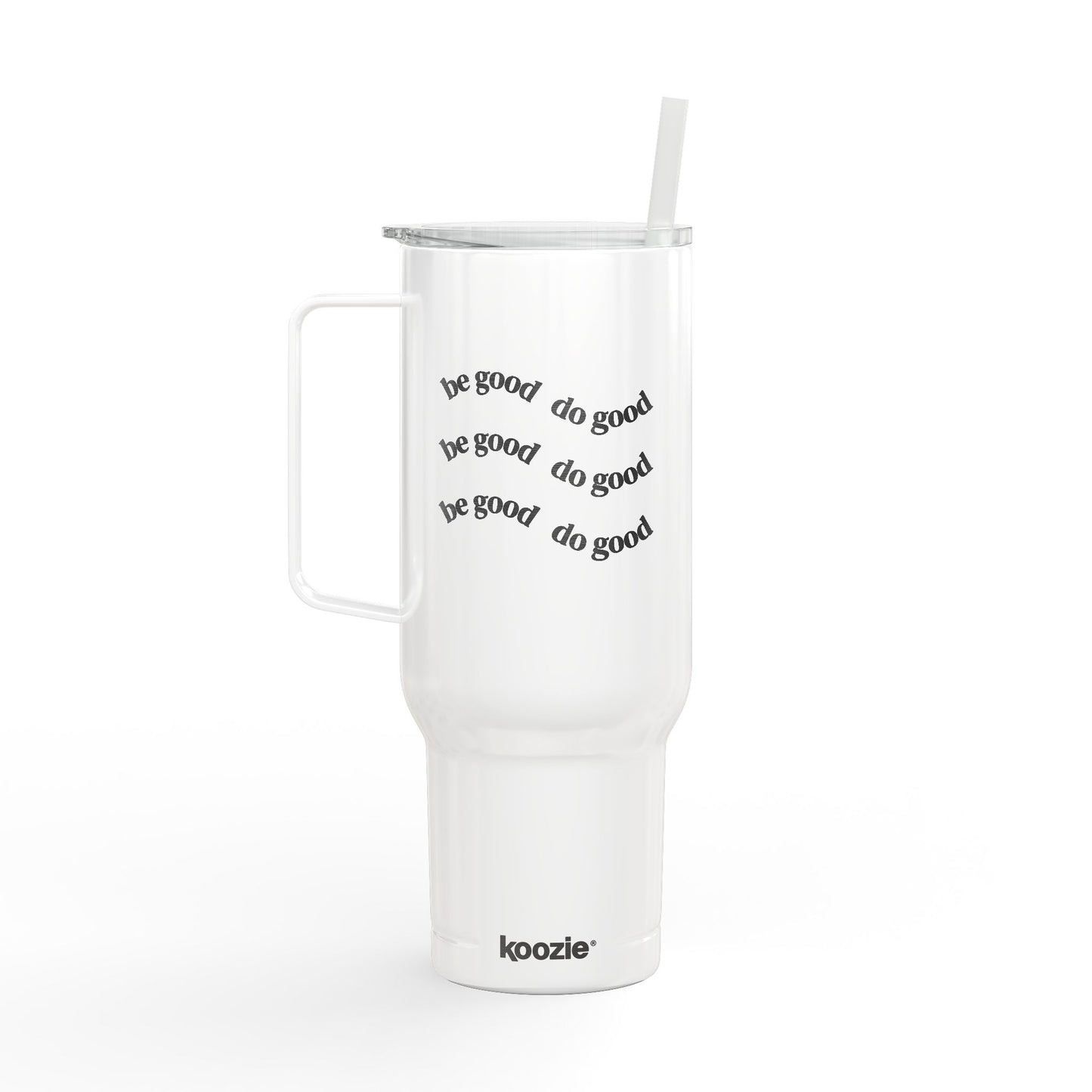 Insulated Tumbler 40oz with Engraved Be Good Do Good by Mariu del Campo.
