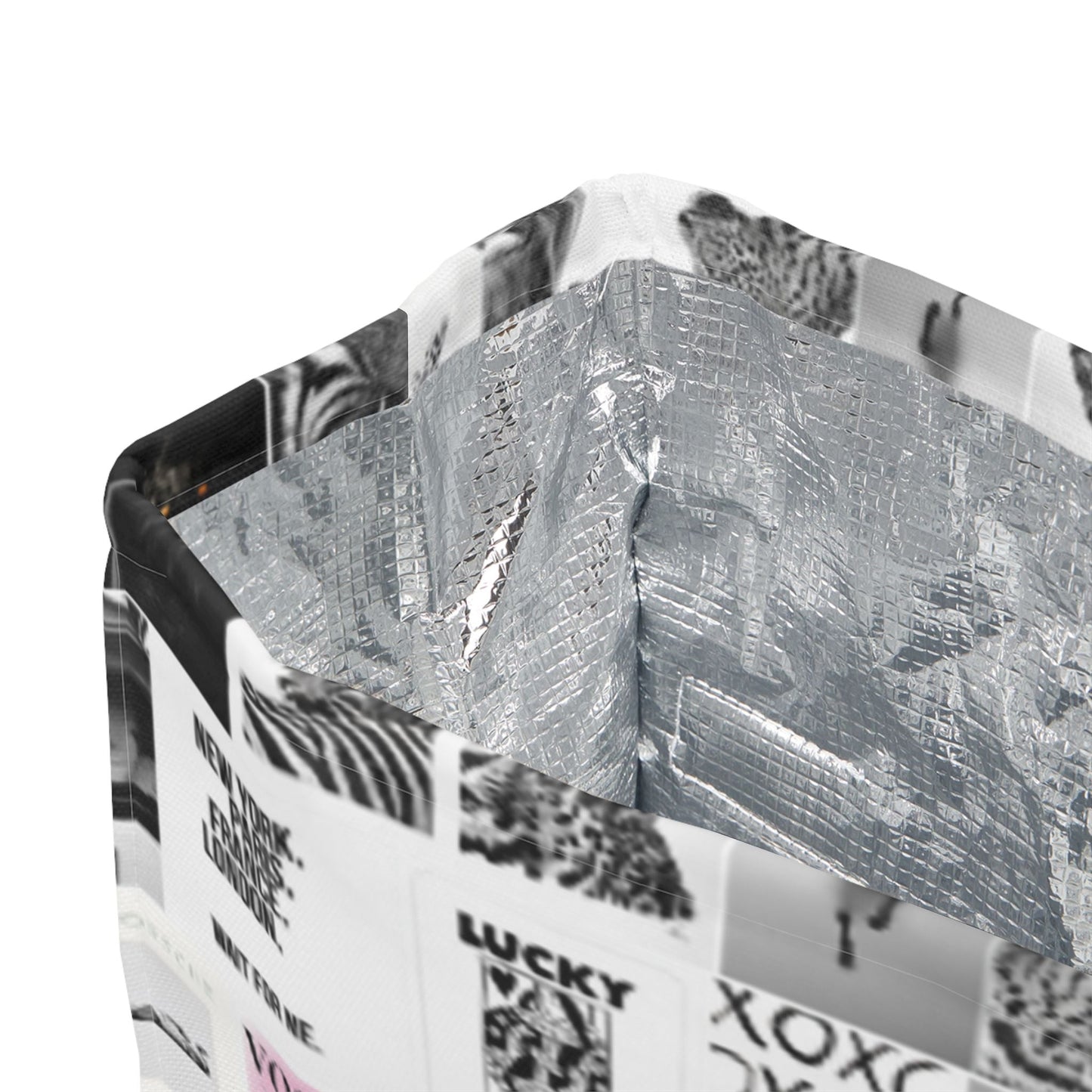 Bag Polyester Lunch patchwork by Mariu del Campo. - Mariu del Campo