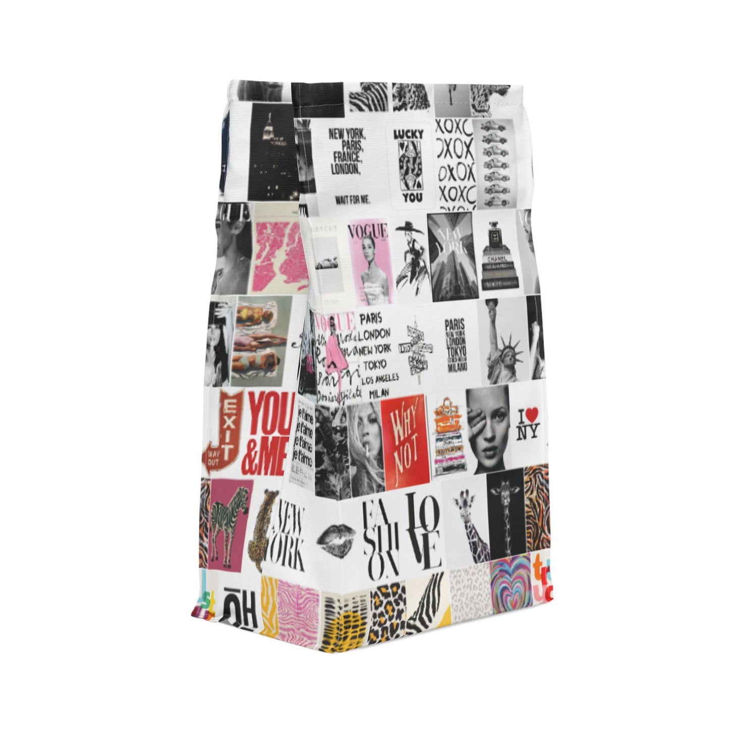 Bag Polyester Lunch patchwork by Mariu del Campo. - Mariu del Campo
