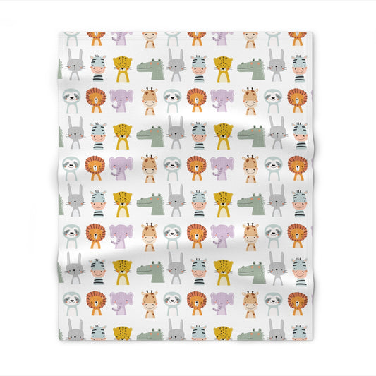 Blanket Unisex Baby Throw animals by Mariu del Campo. - Mariu del Campo