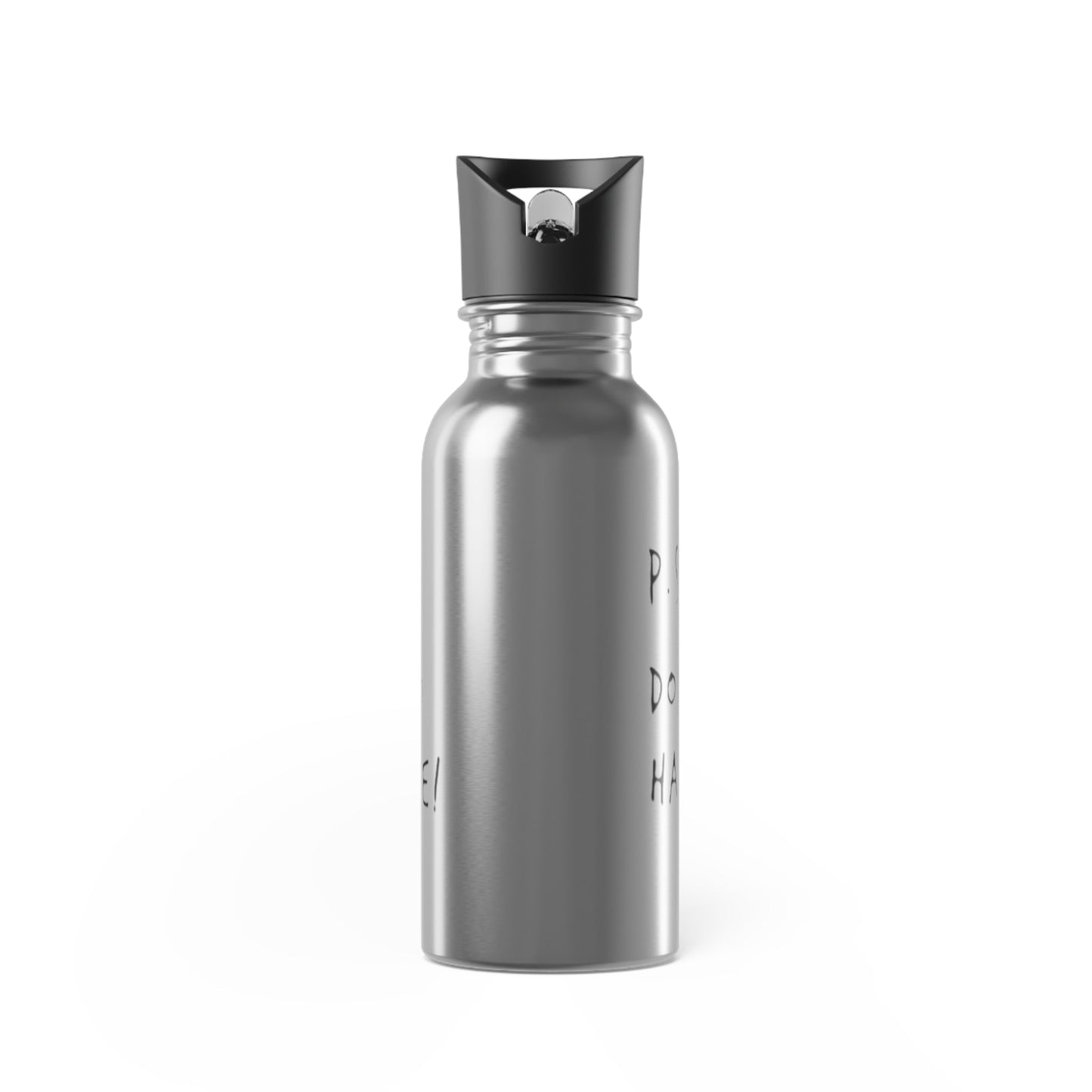 Bottle Stainless Steel Water With Straw, 20oz don't forget by Mariu del Campo. - Mariu del Campo