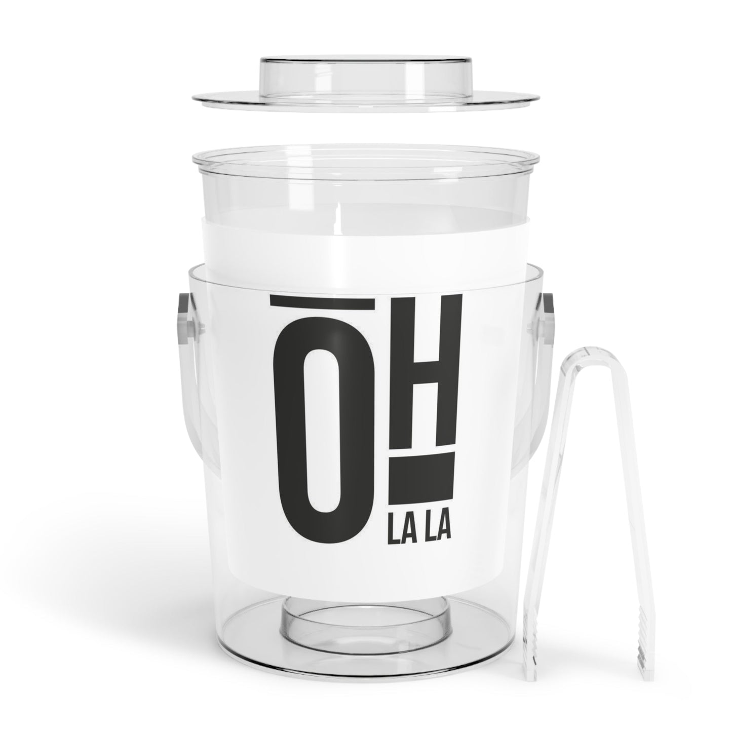 Bucket Ice with Tongs oh la la by Mariu del Campo. - Mariu del Campo