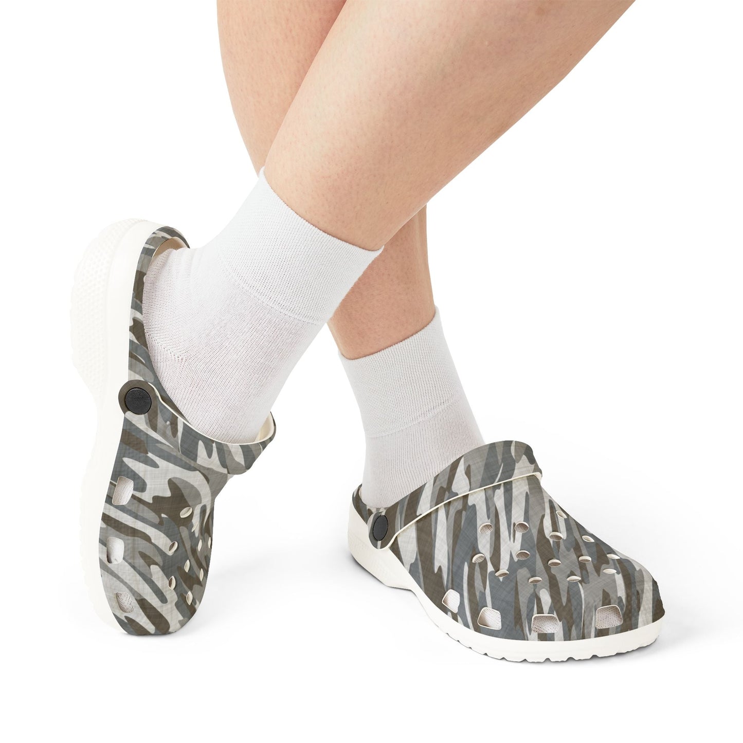 Clogs Foam EVA Rubber Shoes Camo by Mariu del Campo. - Mariu del Campo