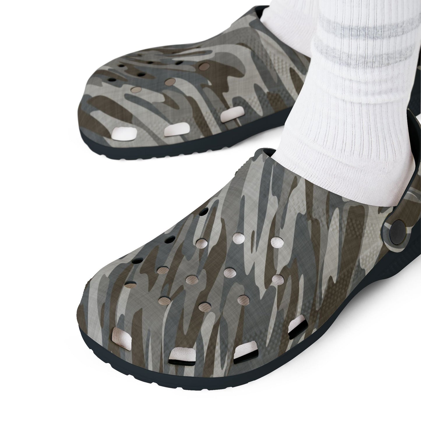 Clogs Foam EVA Rubber Shoes Camo by Mariu del Campo. - Mariu del Campo