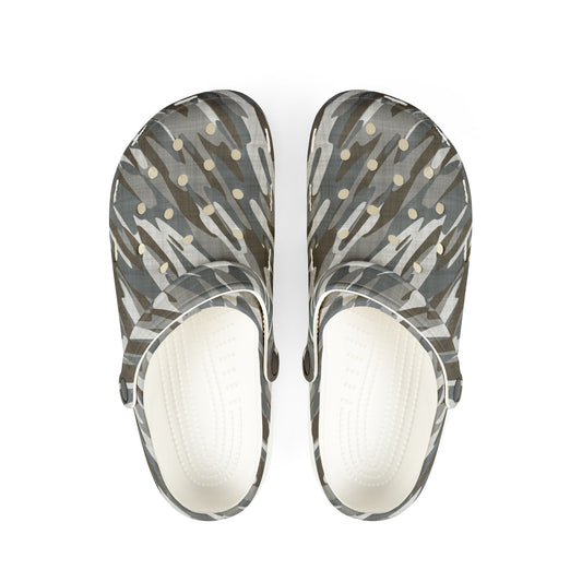 Clogs Foam EVA Rubber Shoes Camo by Mariu del Campo. - Mariu del Campo