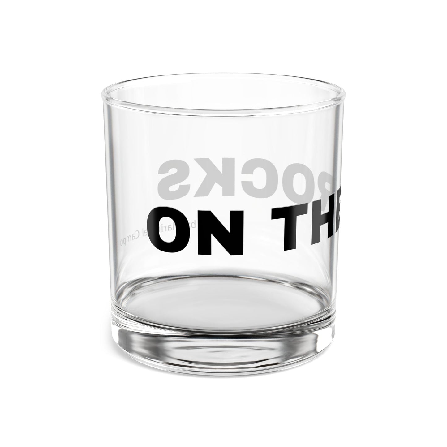 Glass Rocks 10oz on the rocks by Mariu del Campo. - Mariu del Campo