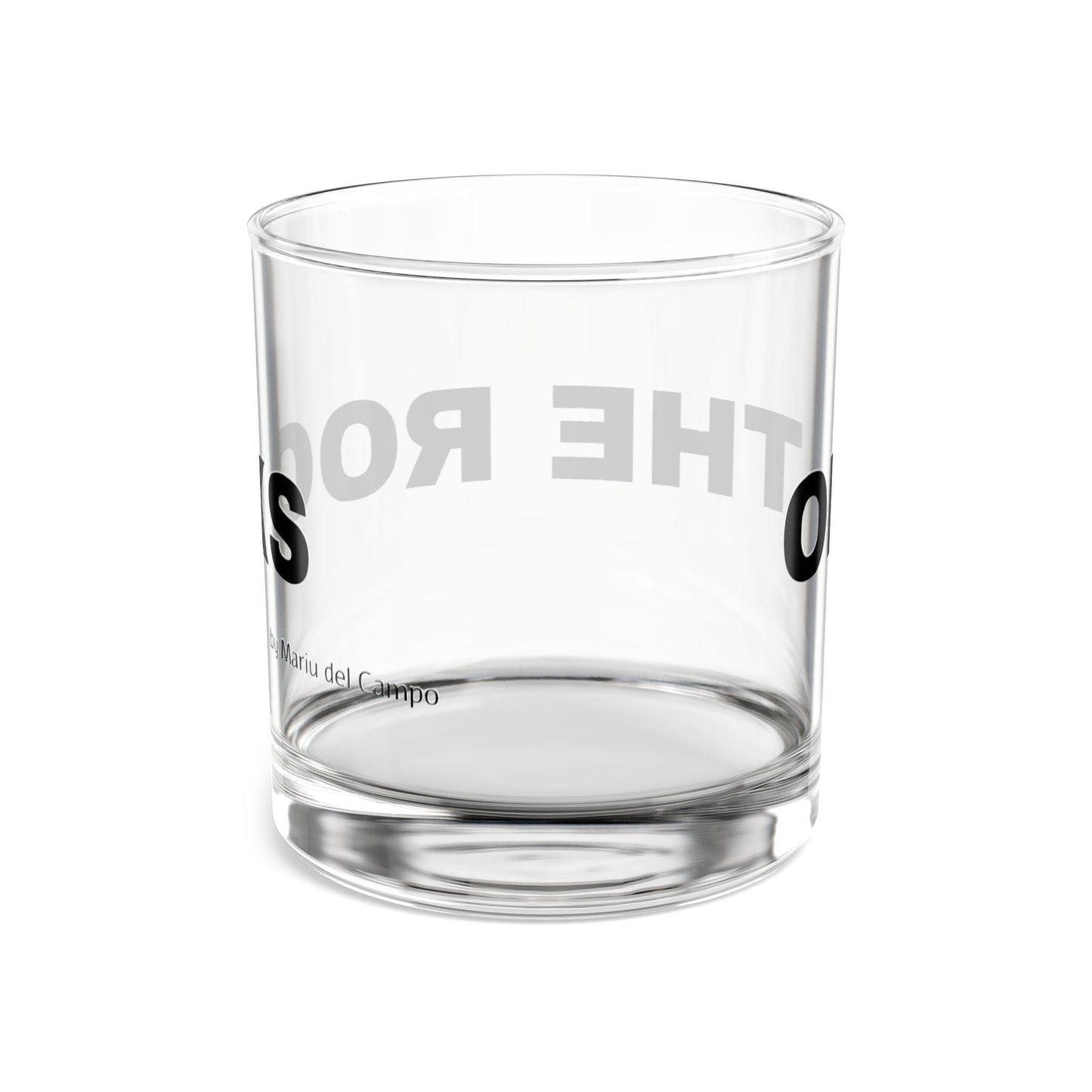 Glass Rocks 10oz on the rocks by Mariu del Campo. - Mariu del Campo