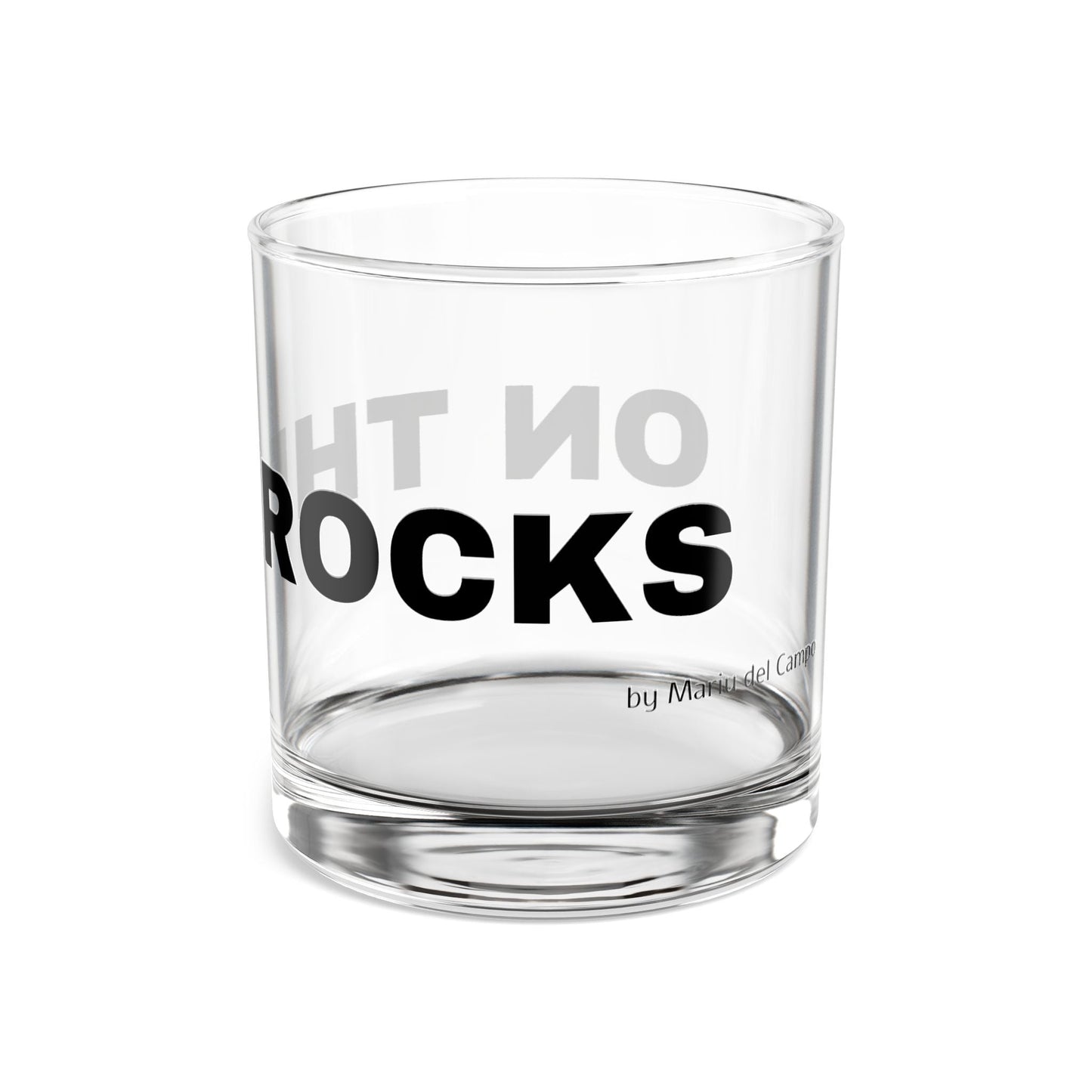 Glass Rocks 10oz on the rocks by Mariu del Campo. - Mariu del Campo
