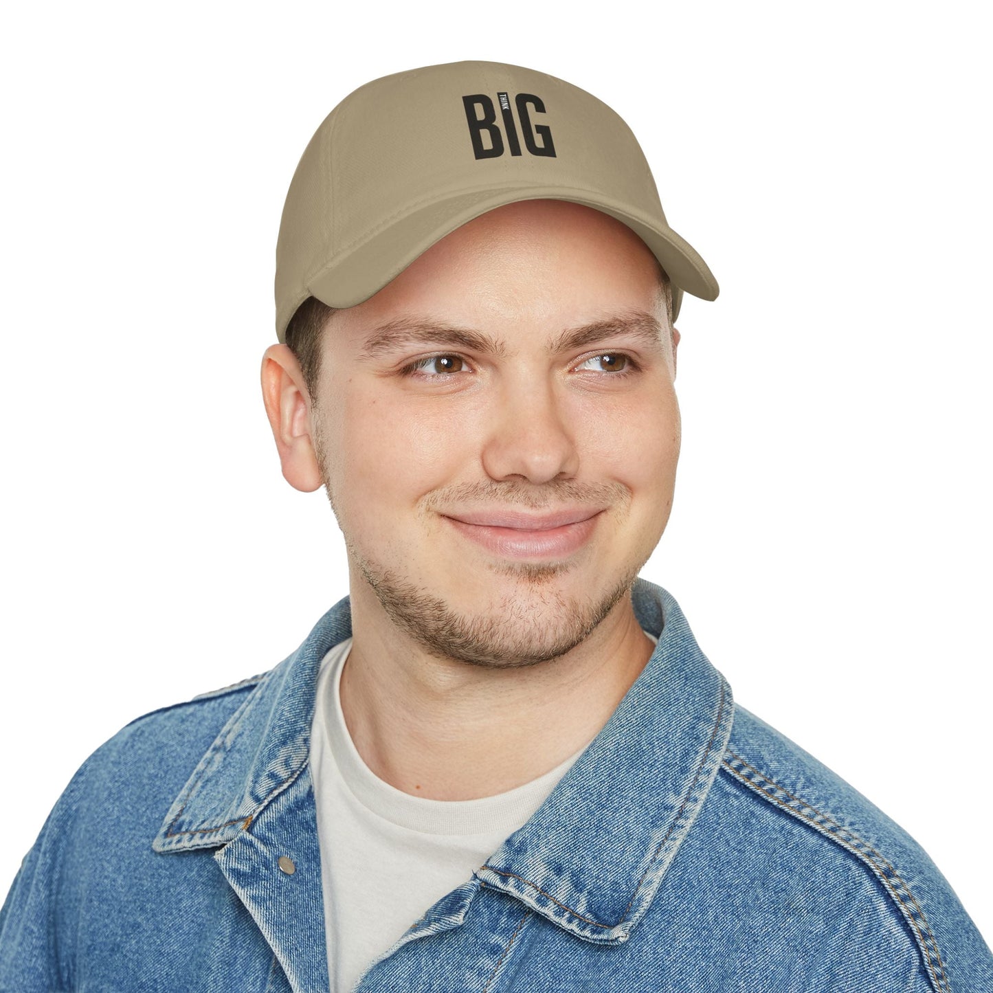 Hat Low Profile Baseball Cap Think Big by Mariu del Campo. - Mariu del Campo