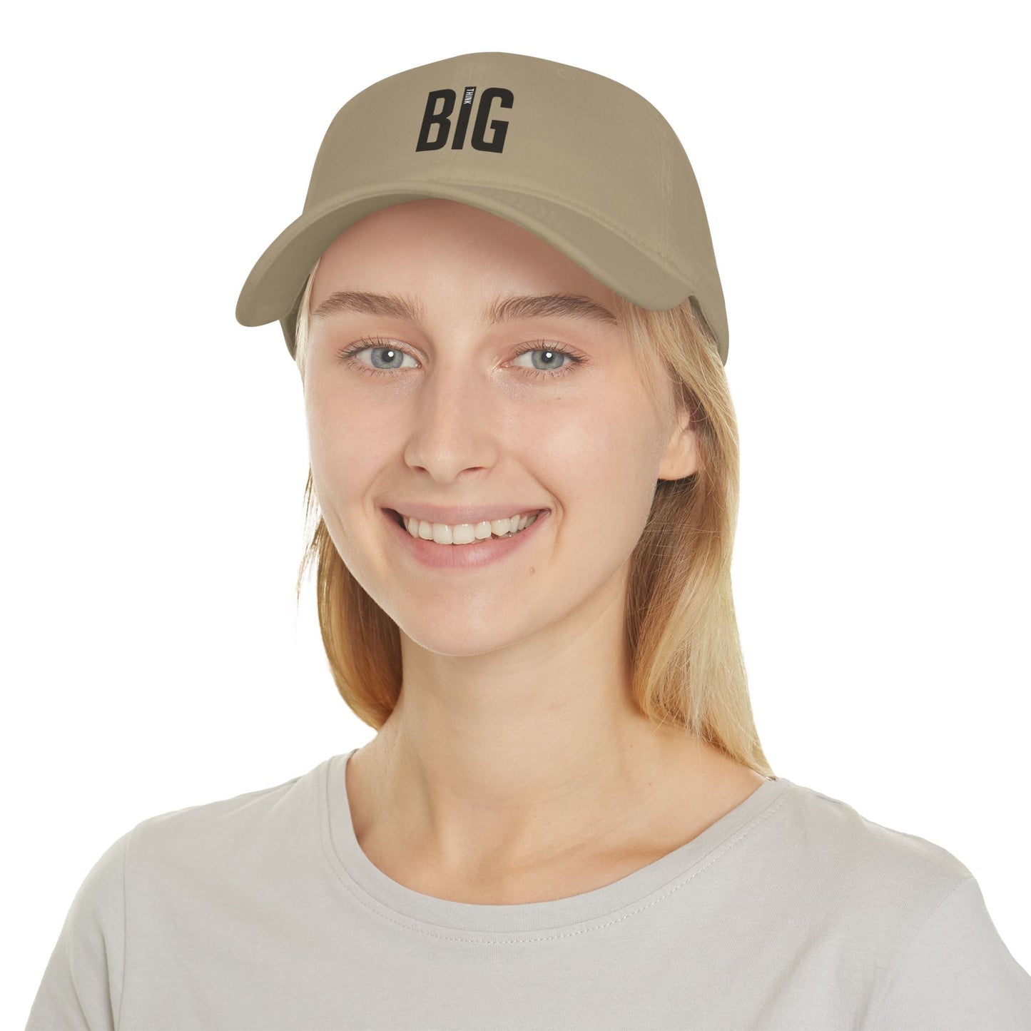 Hat Low Profile Baseball Cap Think Big by Mariu del Campo. - Mariu del Campo