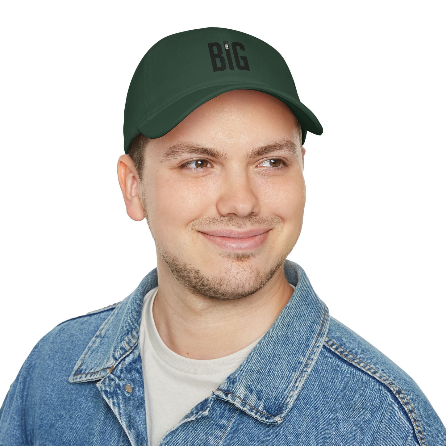Hat Low Profile Baseball Cap Think Big by Mariu del Campo. - Mariu del Campo
