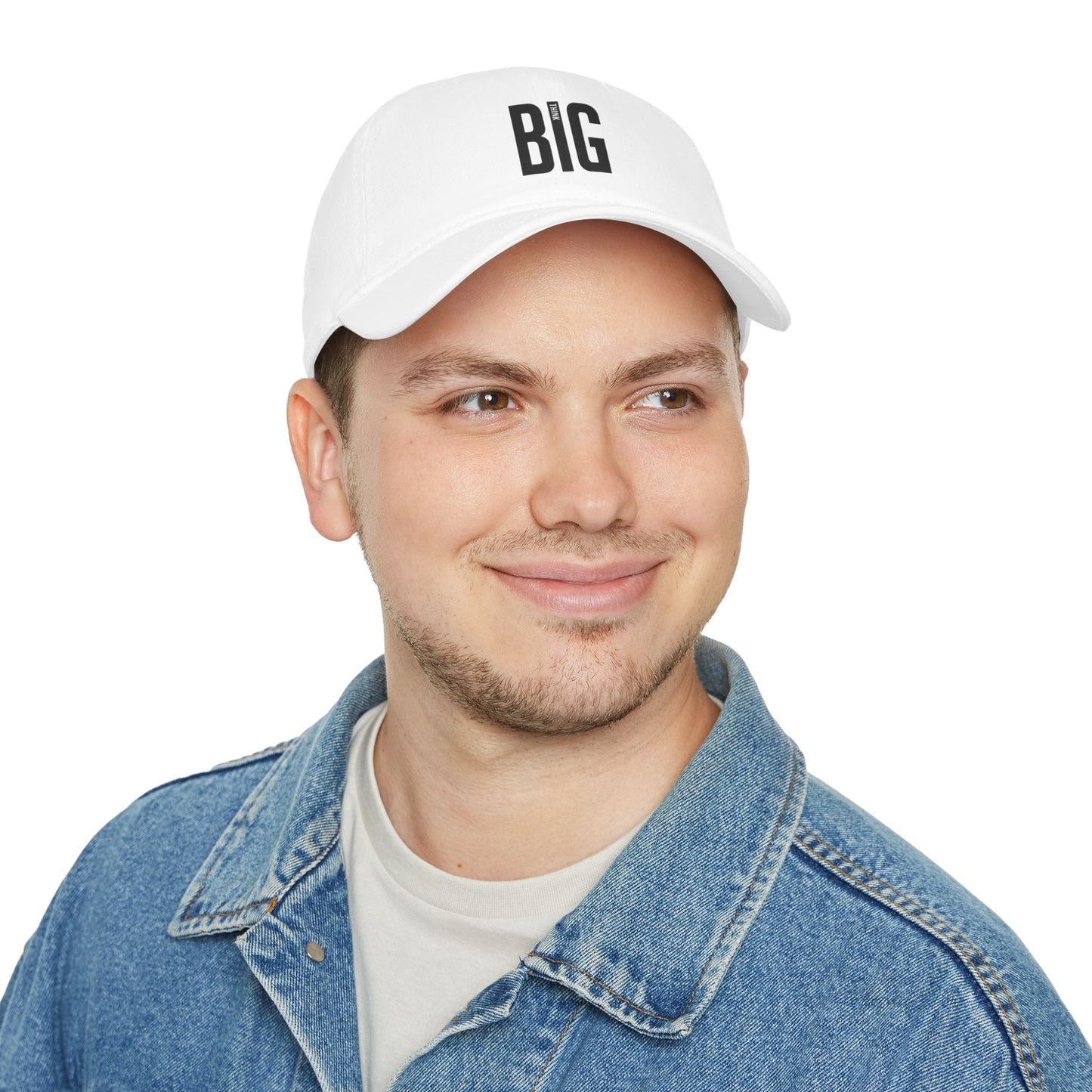 Hat Low Profile Baseball Cap Think Big by Mariu del Campo. - Mariu del Campo
