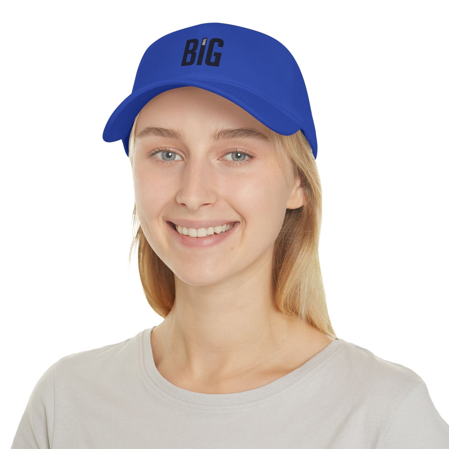 Hat Low Profile Baseball Cap Think Big by Mariu del Campo. - Mariu del Campo