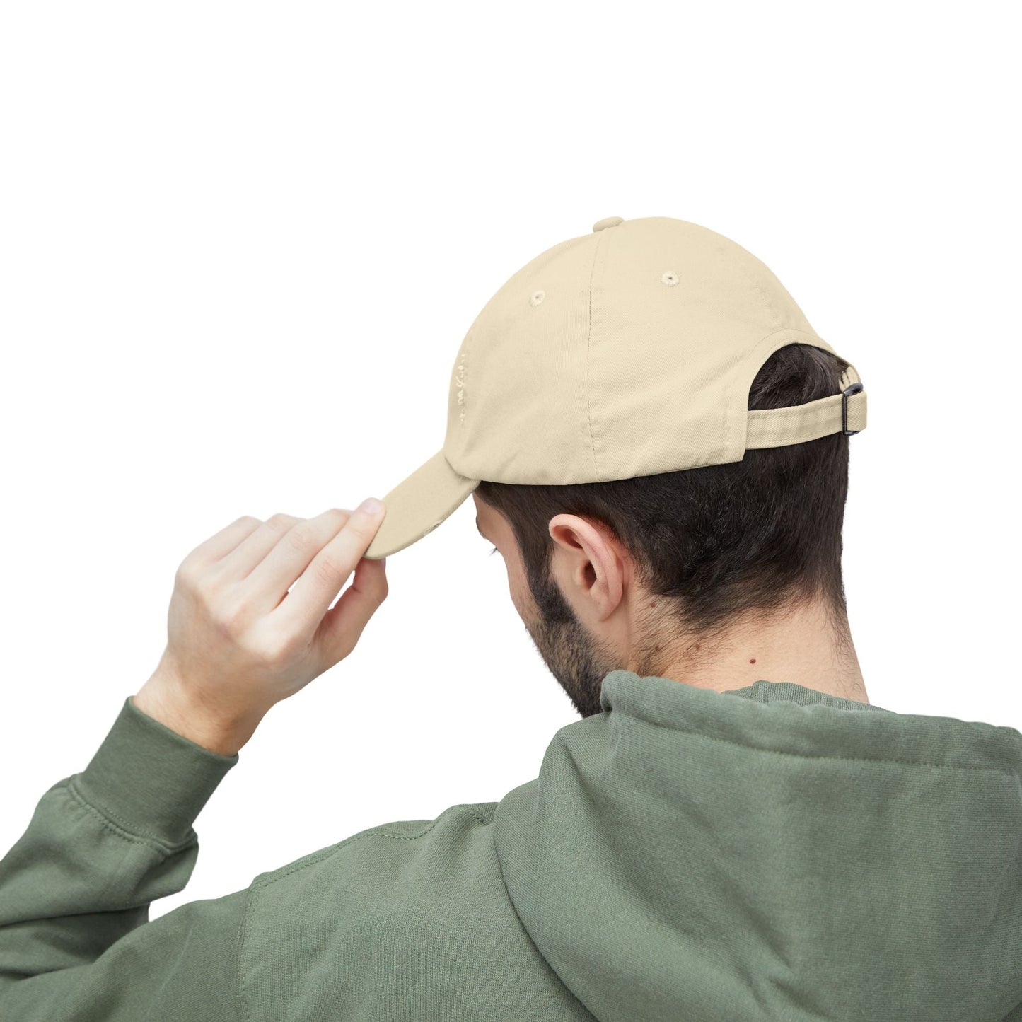 Hat Unisex Distressed Cap Love by Mariu del Campo. - Mariu del Campo