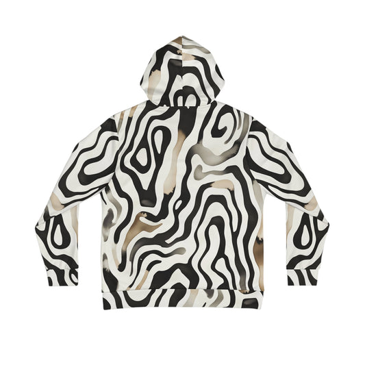 Hoodie Men's African Wild - Silky Smooth Polyester Fabric - Kangaroo Pocket - Drawstrings - Regular Fit Hood by Mariu del Campo. - Mariu del Campo