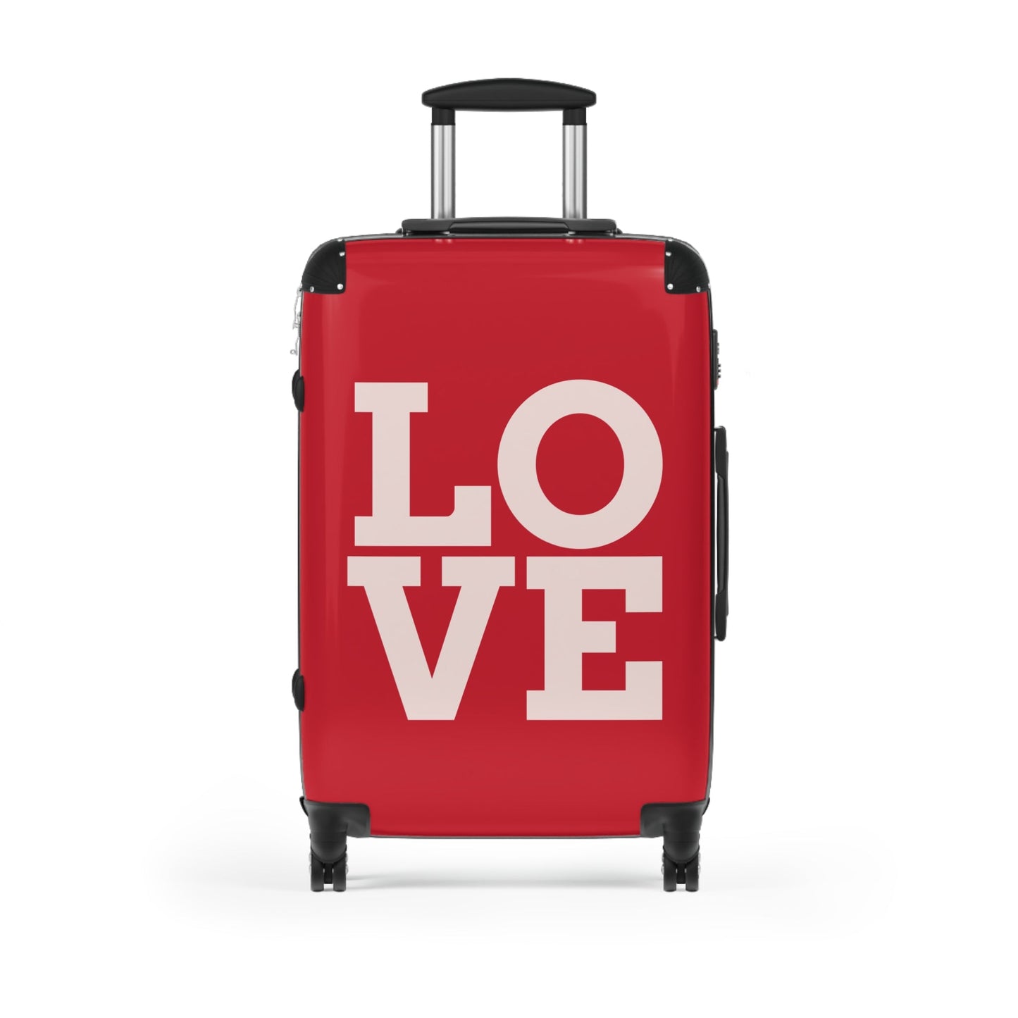 Luggage Suitcase love in dark red by Mariu del Campo. - Mariu del Campo
