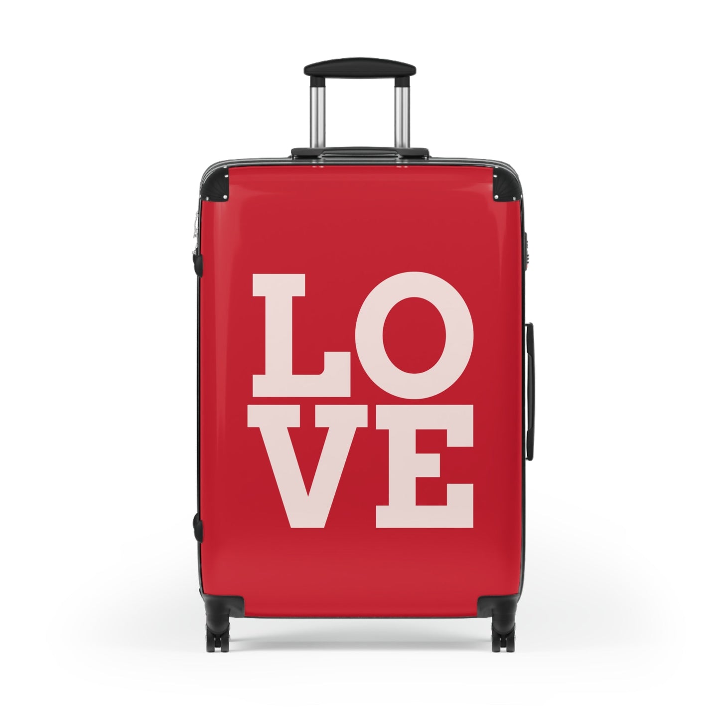 Luggage Suitcase love in dark red by Mariu del Campo. - Mariu del Campo