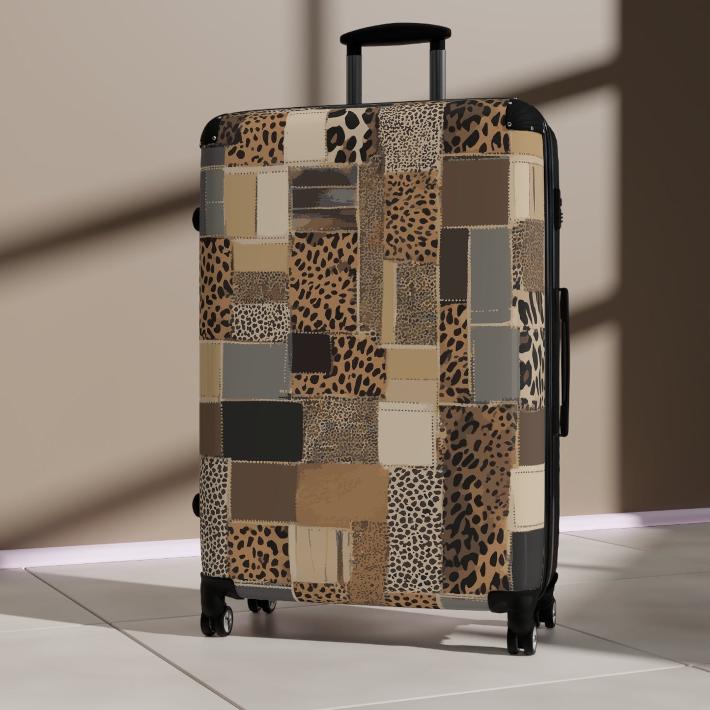 Luggage Suitcases animal print by Mariu del Campo. - Mariu del Campo