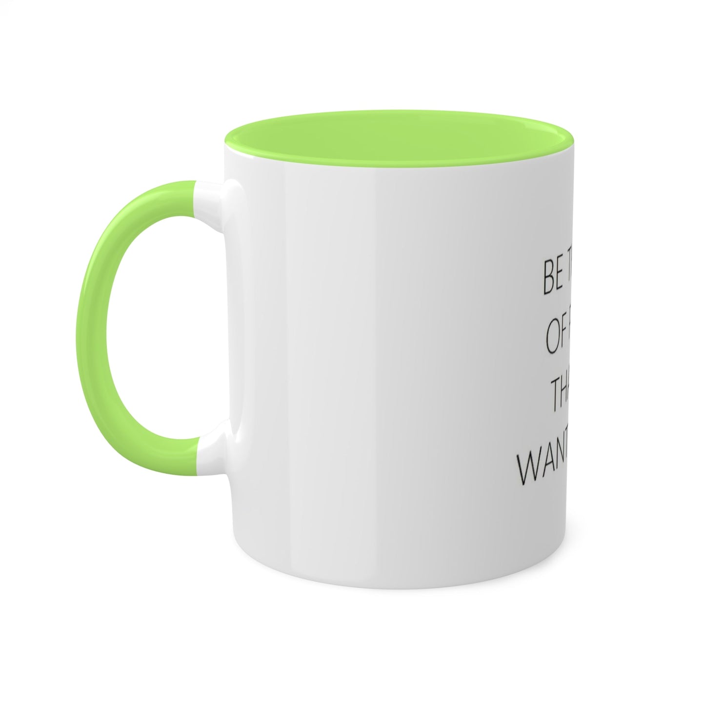 Mugs Colorful, 11oz Be by Mariu del Campo. - Mariu del Campo