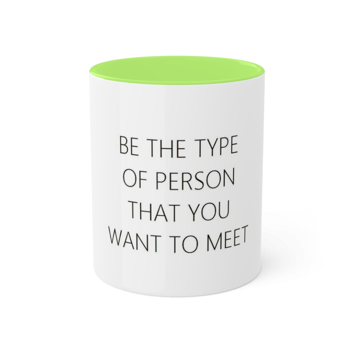 Mugs Colorful, 11oz Be by Mariu del Campo. - Mariu del Campo
