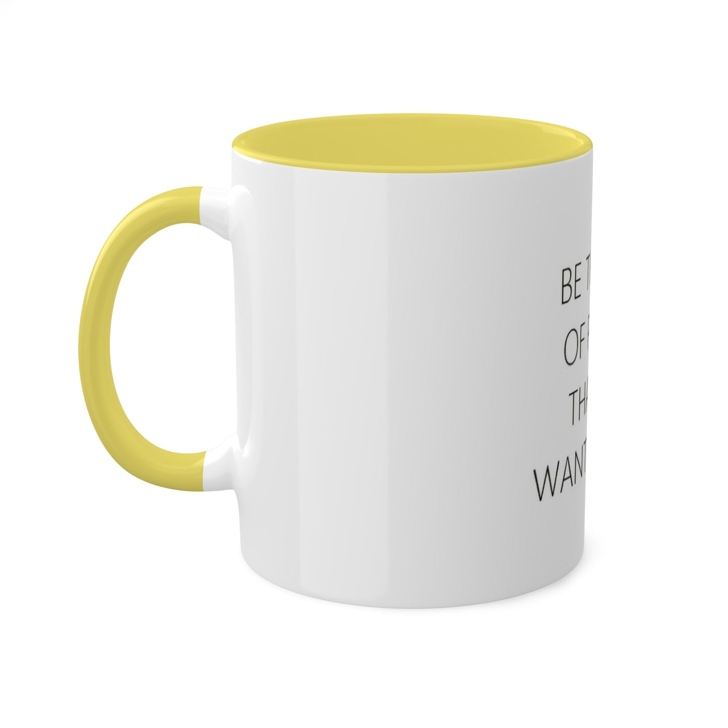 Mugs Colorful, 11oz Be by Mariu del Campo. - Mariu del Campo
