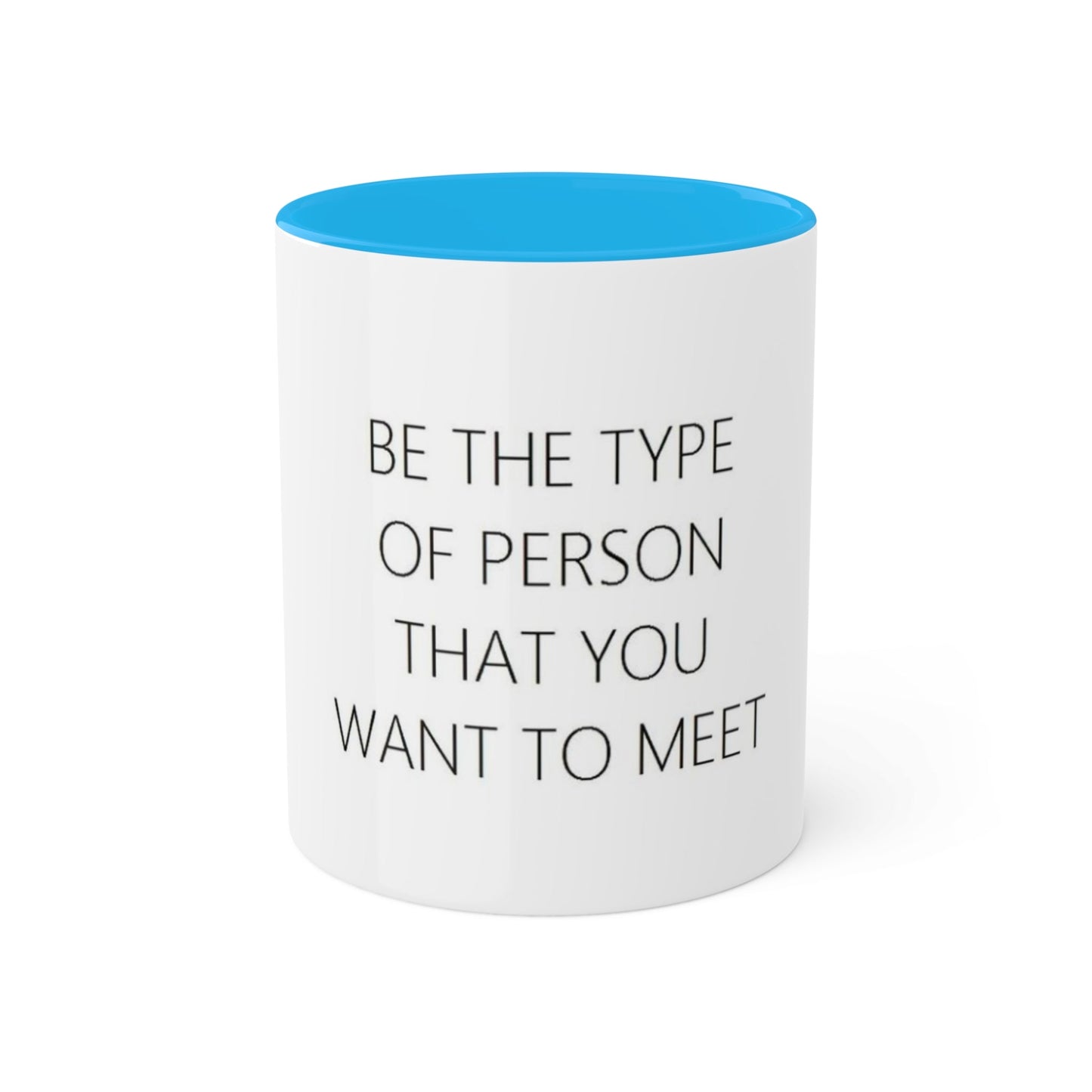 Mugs Colorful, 11oz Be by Mariu del Campo. - Mariu del Campo