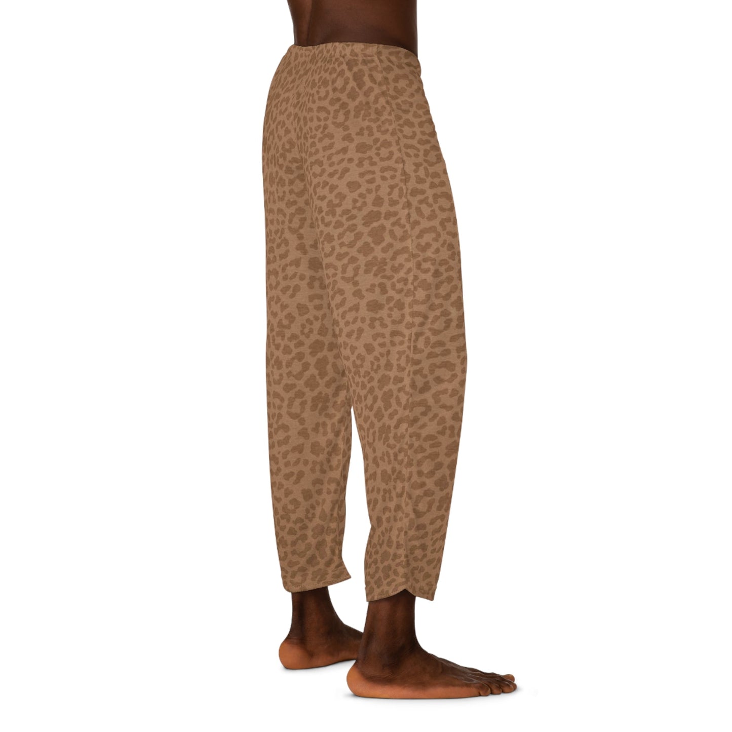 Pajama Men's Pants brown leopard by Mariu del Campo. - Mariu del Campo