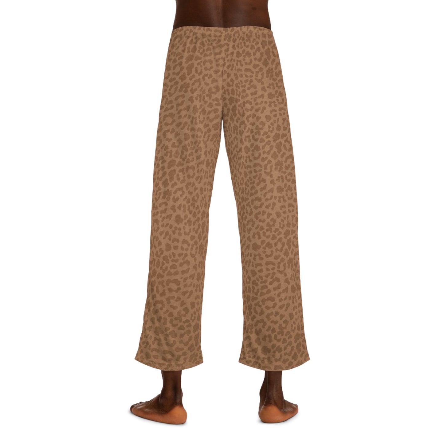 Pajama Men's Pants brown leopard by Mariu del Campo. - Mariu del Campo