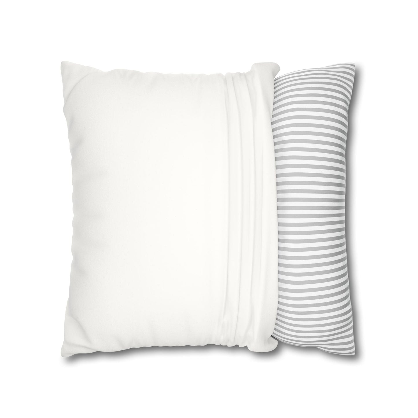 Pillowcase Faux Suede Square Enjoy Today by Mariu del Campo. - Mariu del Campo