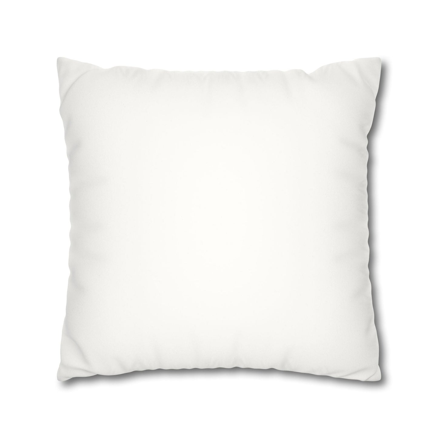 Pillowcase Faux Suede Square Enjoy Today by Mariu del Campo. - Mariu del Campo