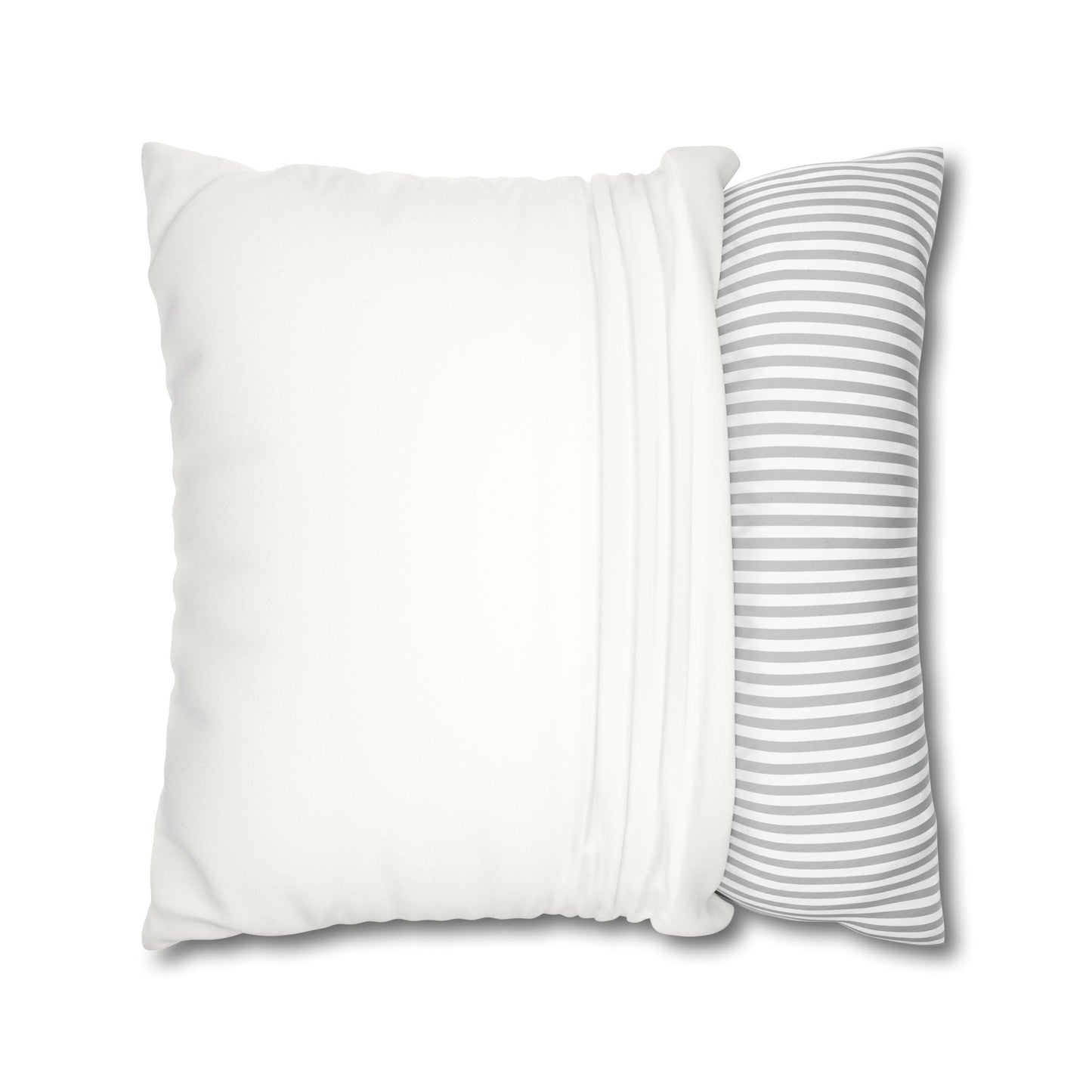 Pillowcase Faux Suede Square Enjoy Today by Mariu del Campo. - Mariu del Campo