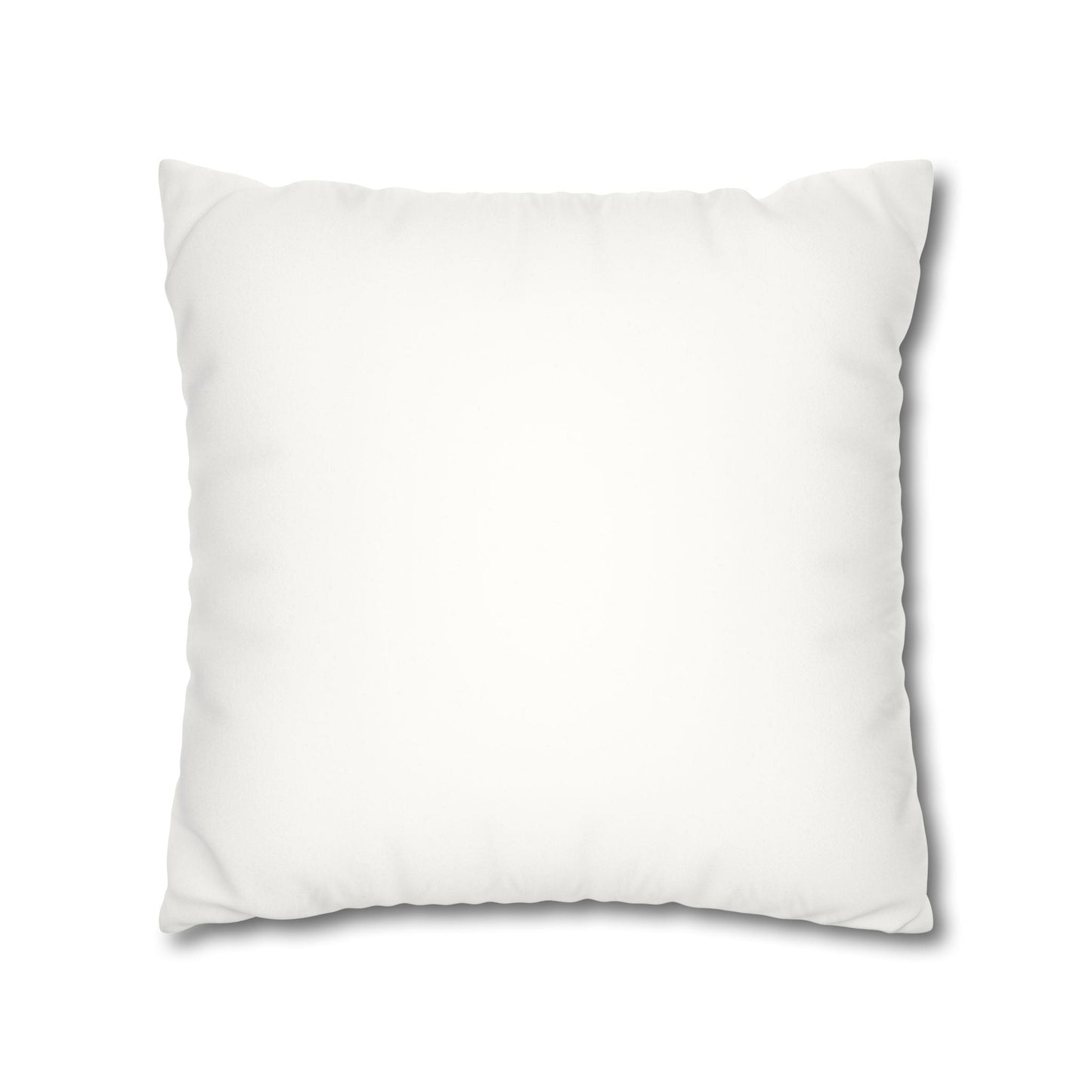 Pillowcase Faux Suede Square Enjoy Today by Mariu del Campo. - Mariu del Campo
