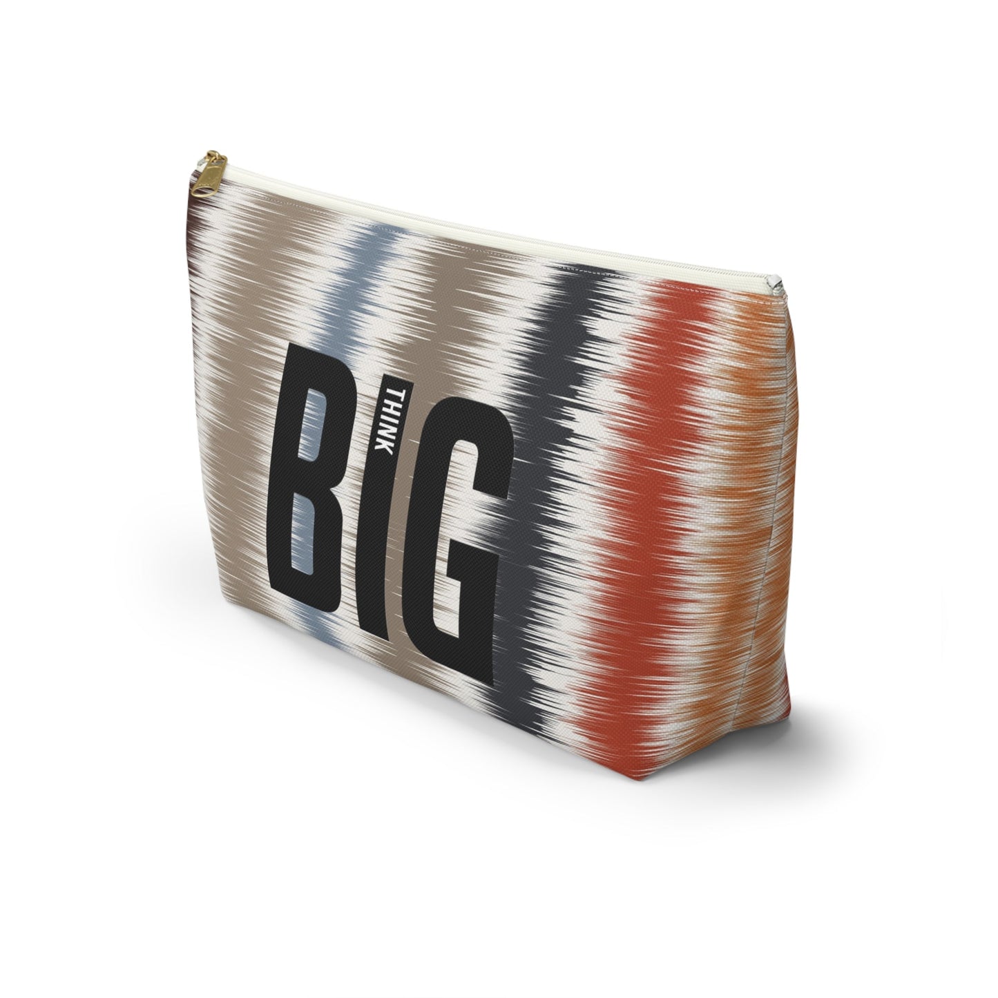 Pouch Accessory w T - bottom Think Big by Mariu del Campo. - Mariu del Campo