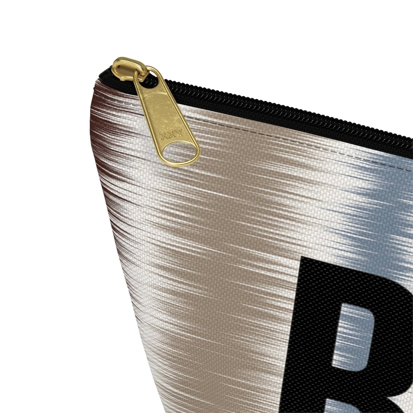 Pouch Accessory w T - bottom Think Big by Mariu del Campo. - Mariu del Campo