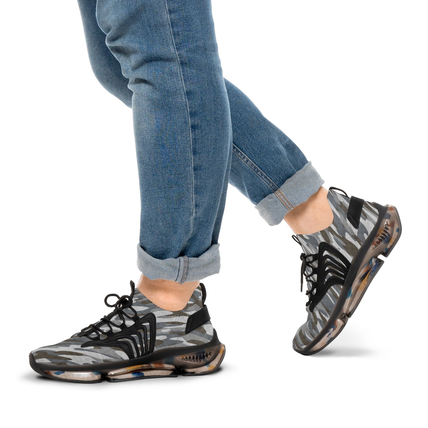 Sneakers Men's Mesh camo by Mariu del Campo. - Mariu del Campo