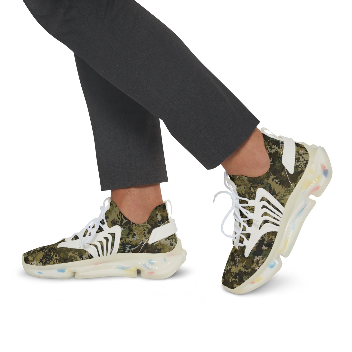 Sneakers Men's Mesh Camo by Mariu del Campo. - Mariu del Campo