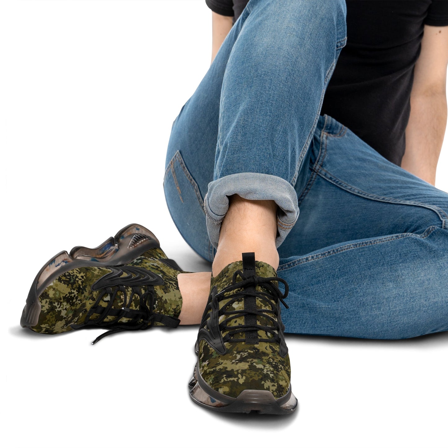 Sneakers Men's Mesh Camo by Mariu del Campo. - Mariu del Campo