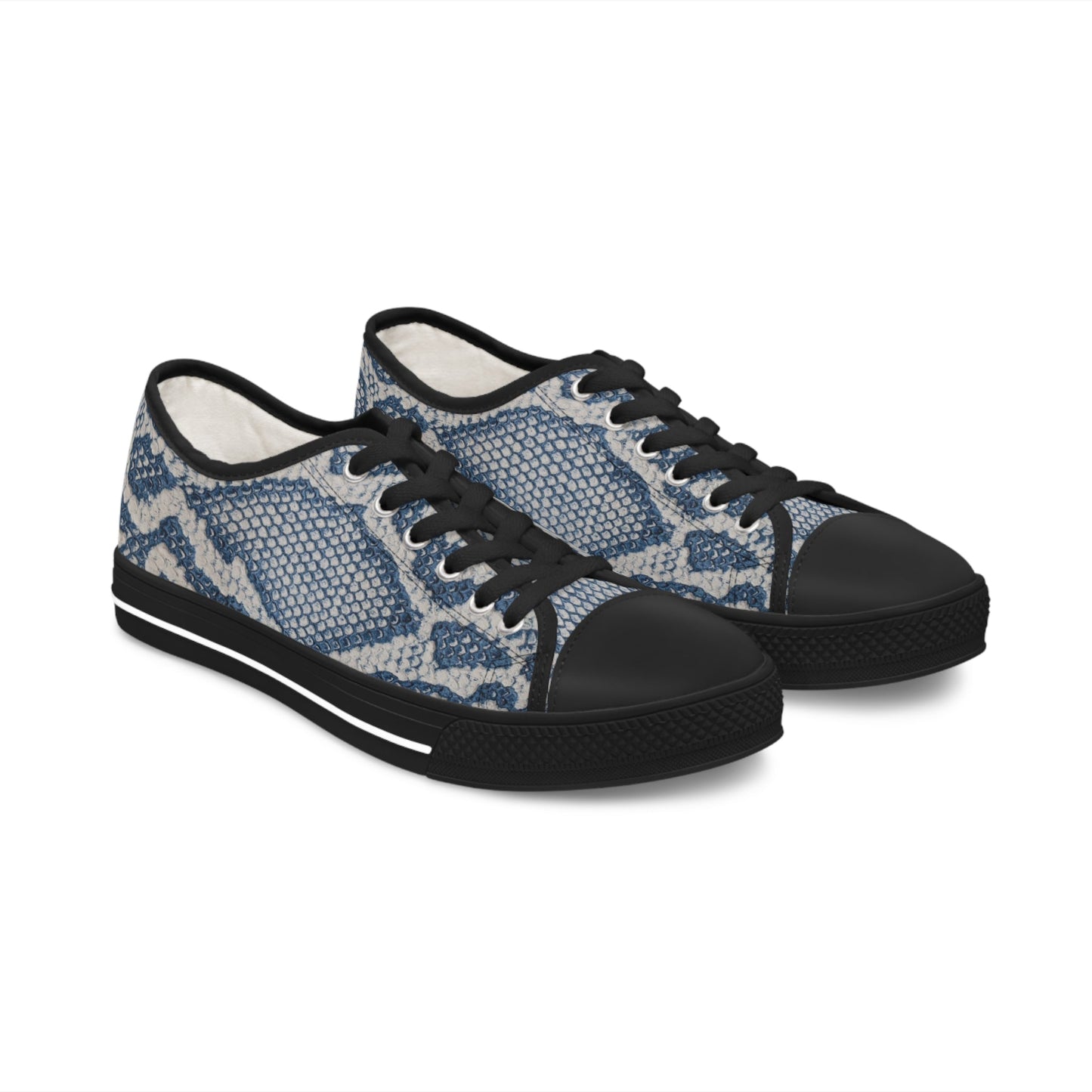 Sneakers Women's Low Top reptile by Mariu del Campo. - Mariu del Campo