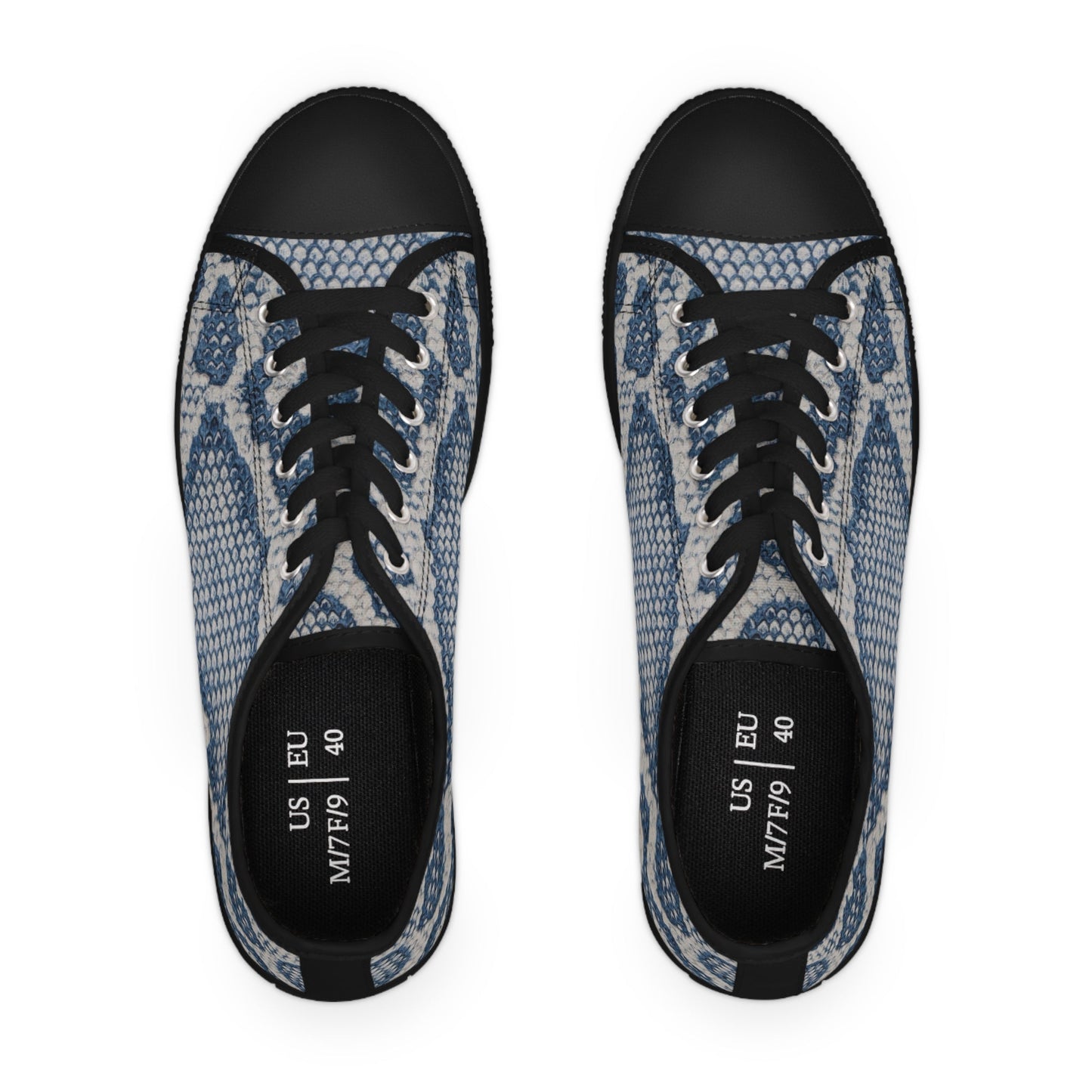 Sneakers Women's Low Top reptile by Mariu del Campo. - Mariu del Campo