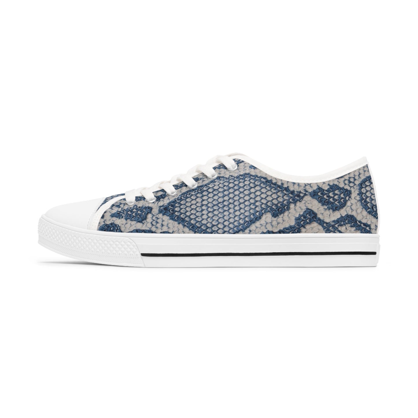 Sneakers Women's Low Top reptile by Mariu del Campo. - Mariu del Campo