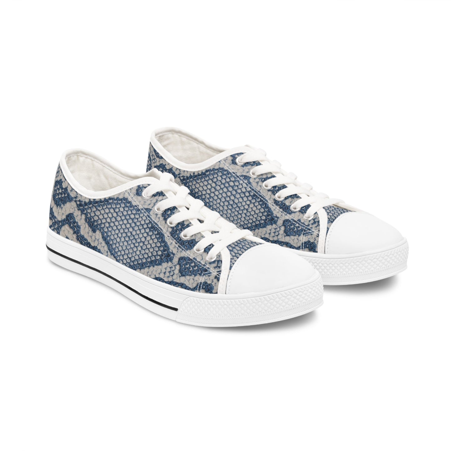 Sneakers Women's Low Top reptile by Mariu del Campo. - Mariu del Campo