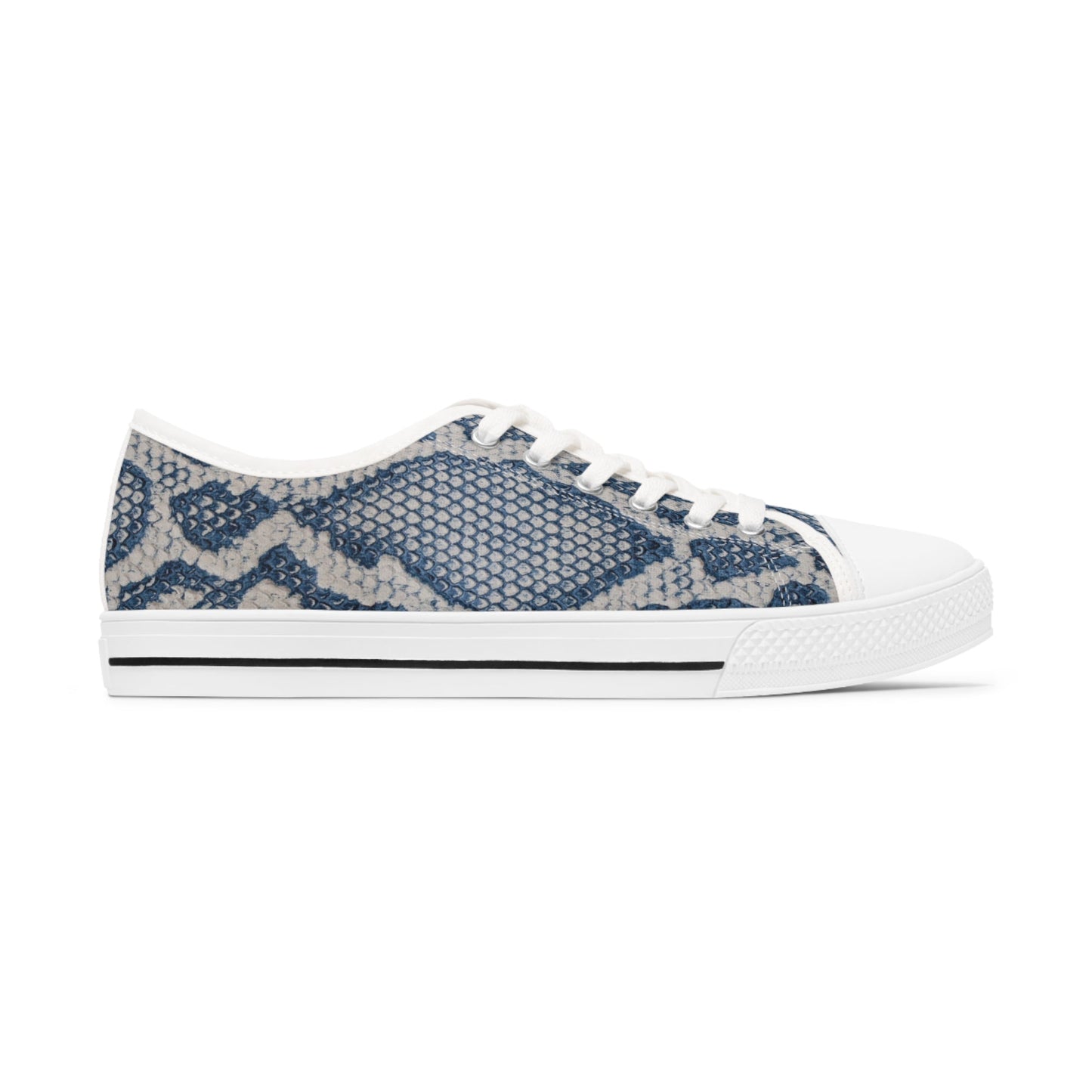 Sneakers Women's Low Top reptile by Mariu del Campo. - Mariu del Campo