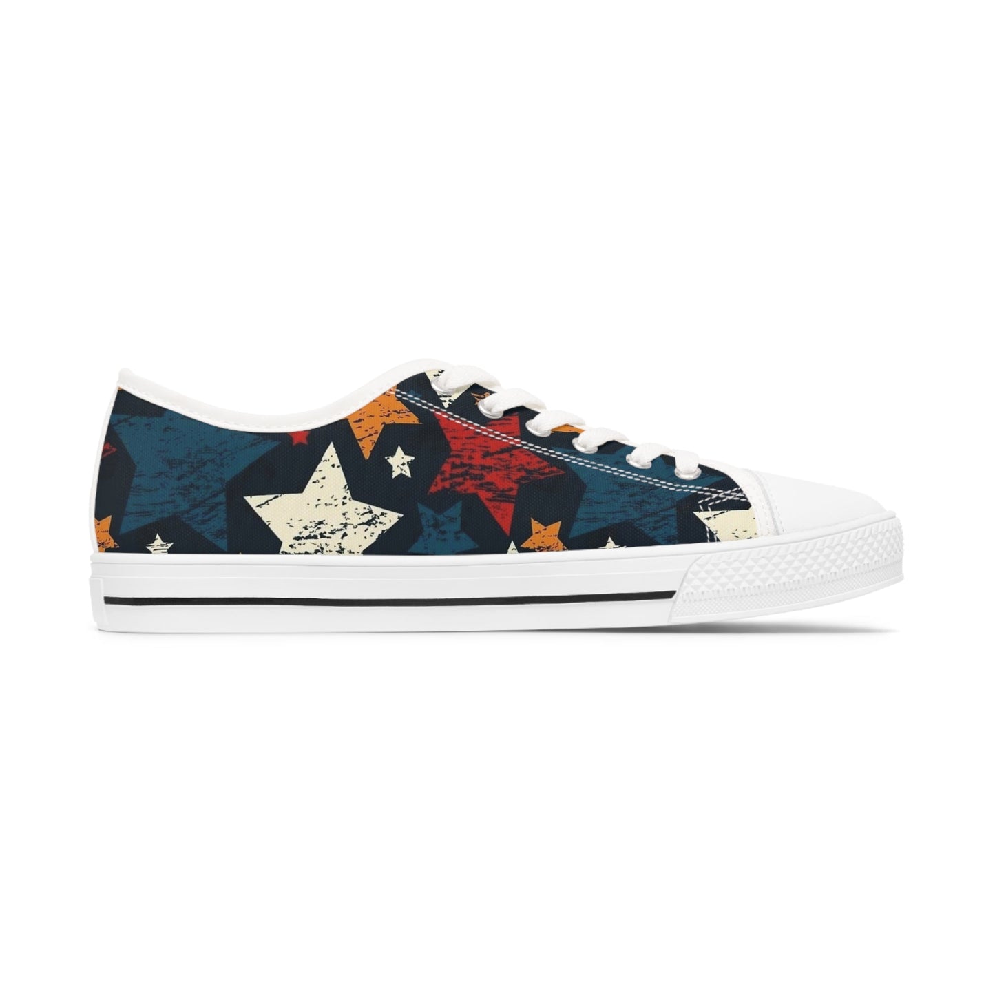 Sneakers Women's Low Top stars by Mariu del Campo. - Mariu del Campo