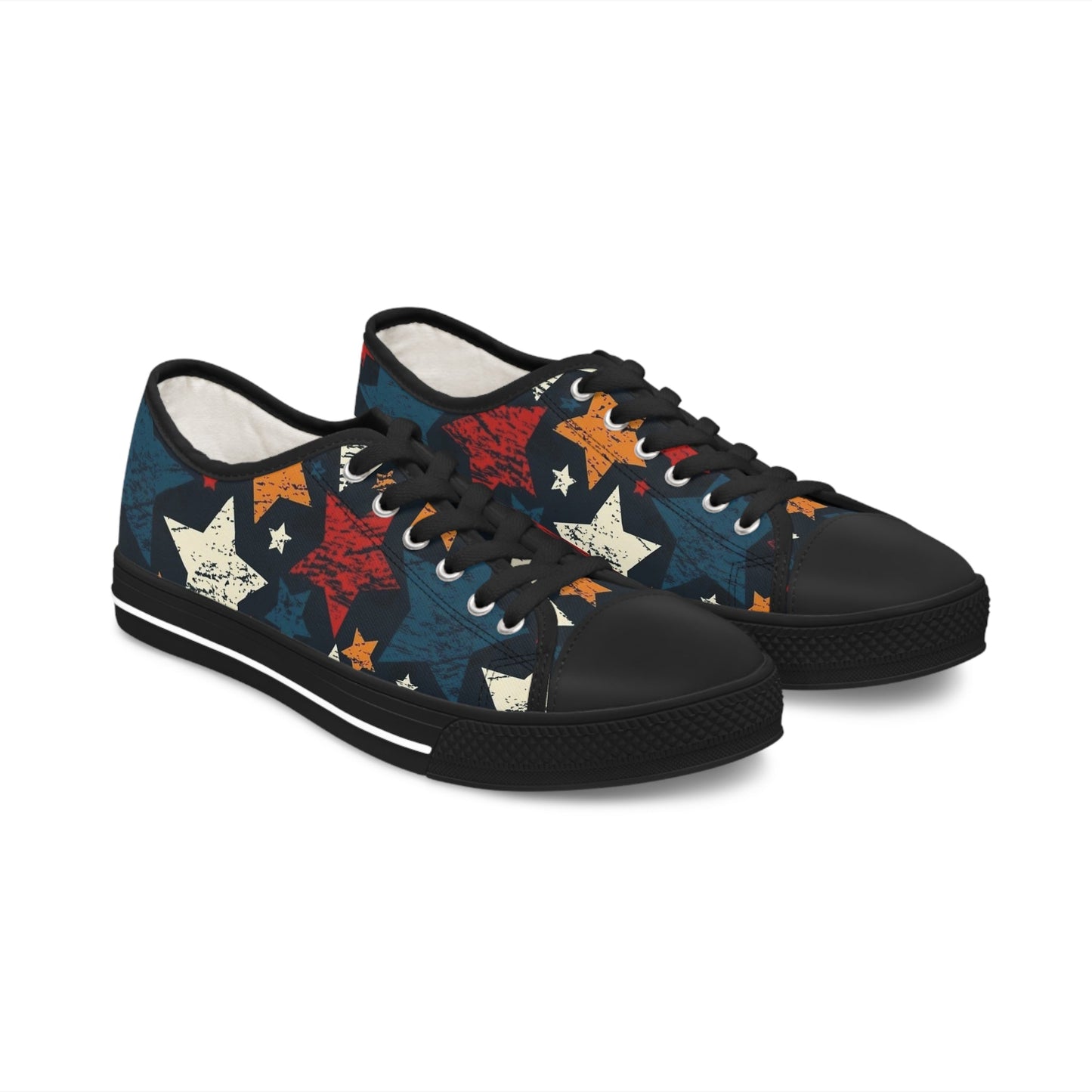 Sneakers Women's Low Top stars by Mariu del Campo. - Mariu del Campo