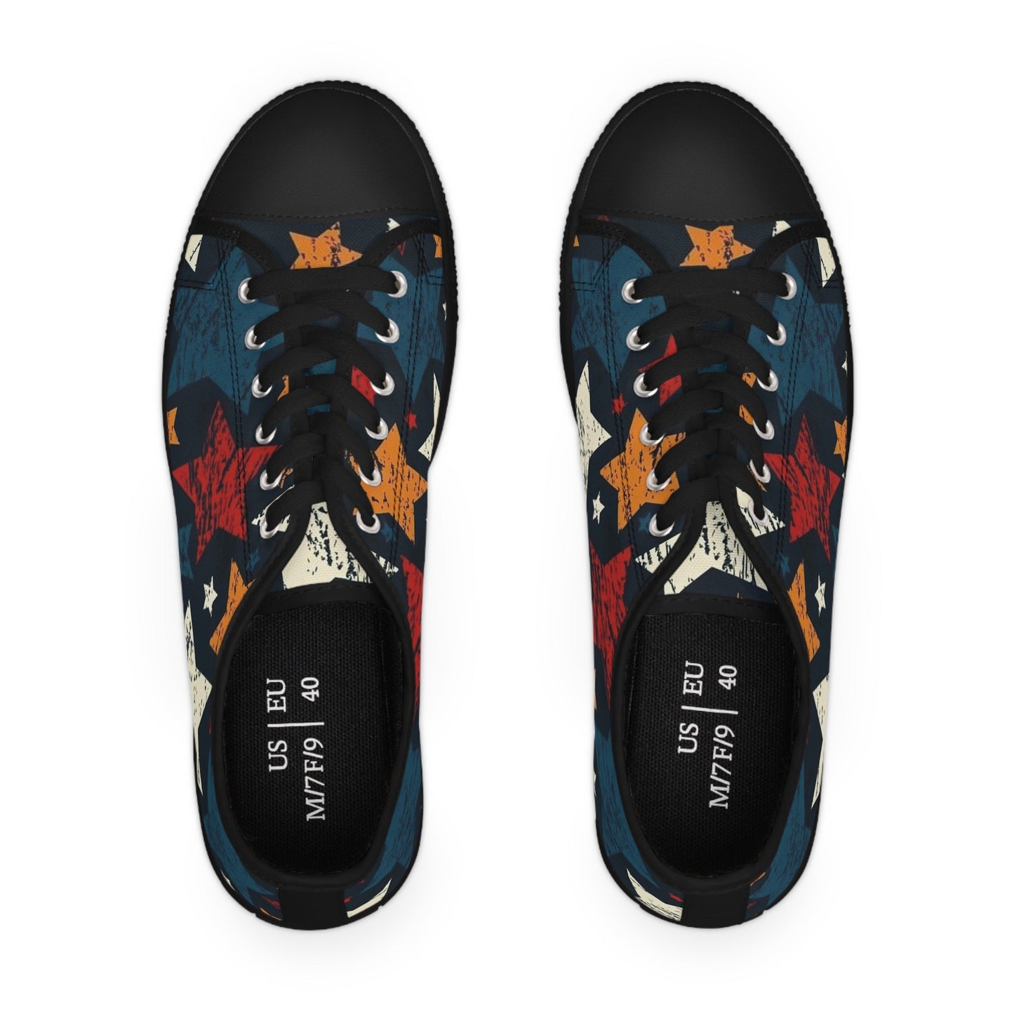 Sneakers Women's Low Top stars by Mariu del Campo. - Mariu del Campo