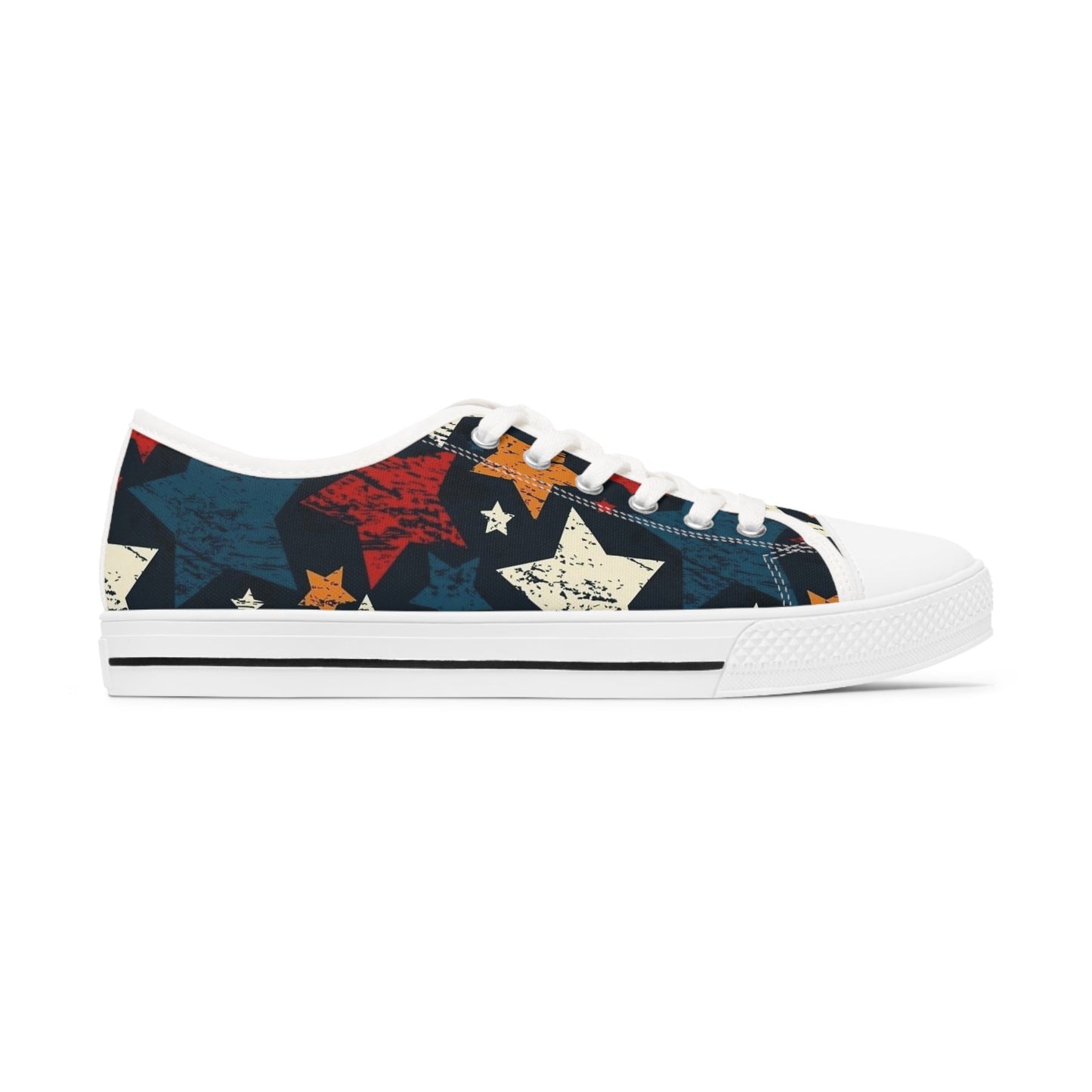 Sneakers Women's Low Top stars by Mariu del Campo. - Mariu del Campo
