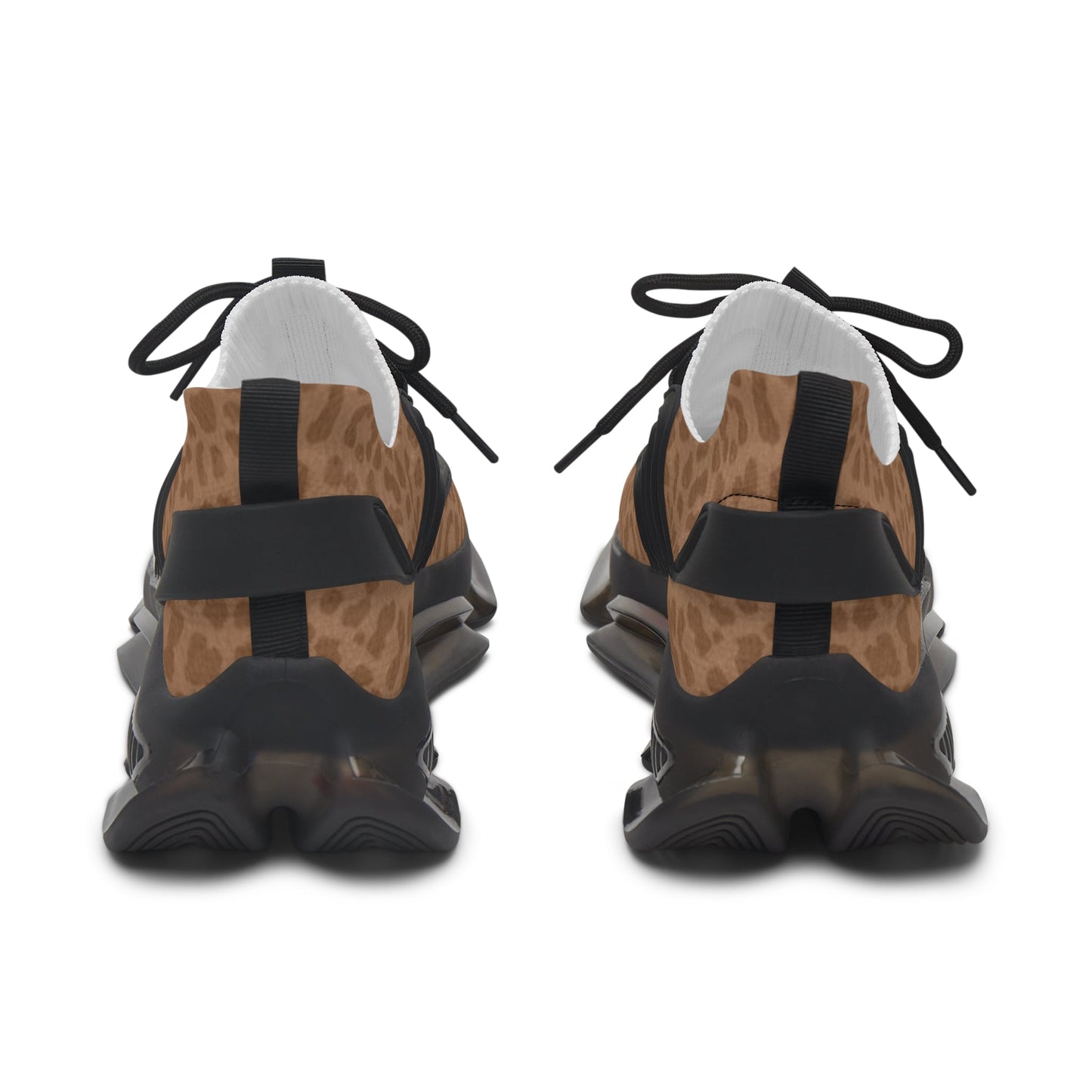 Sneakers Women's Mesh brown leopard by Mariu del Campo. - Mariu del Campo